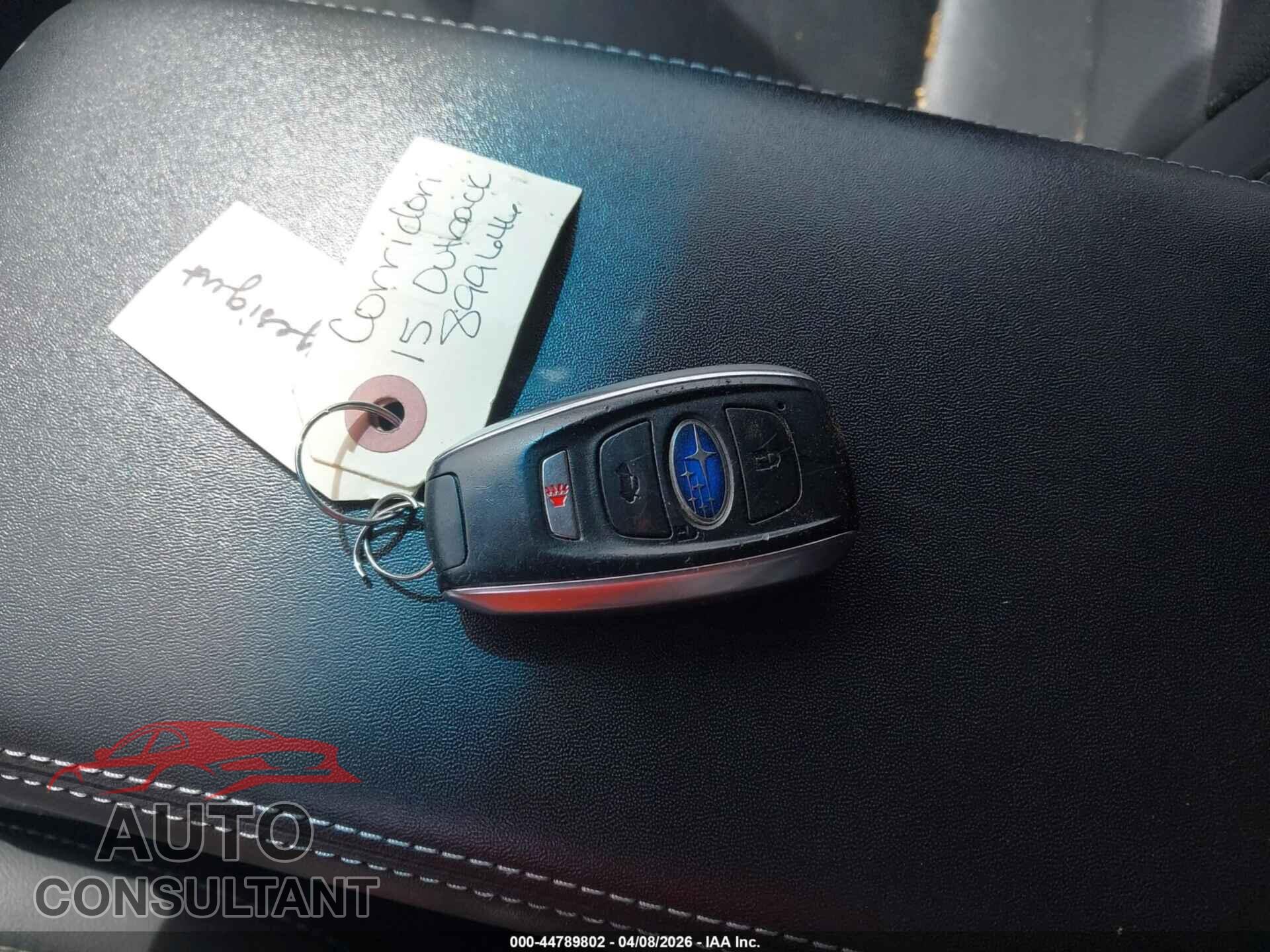 SUBARU OUTBACK 2015 - 4S4BSBNC1F3260153