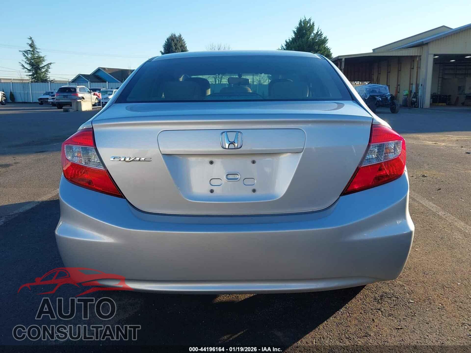 HONDA CIVIC 2012 - 19XFB2F51CE316926