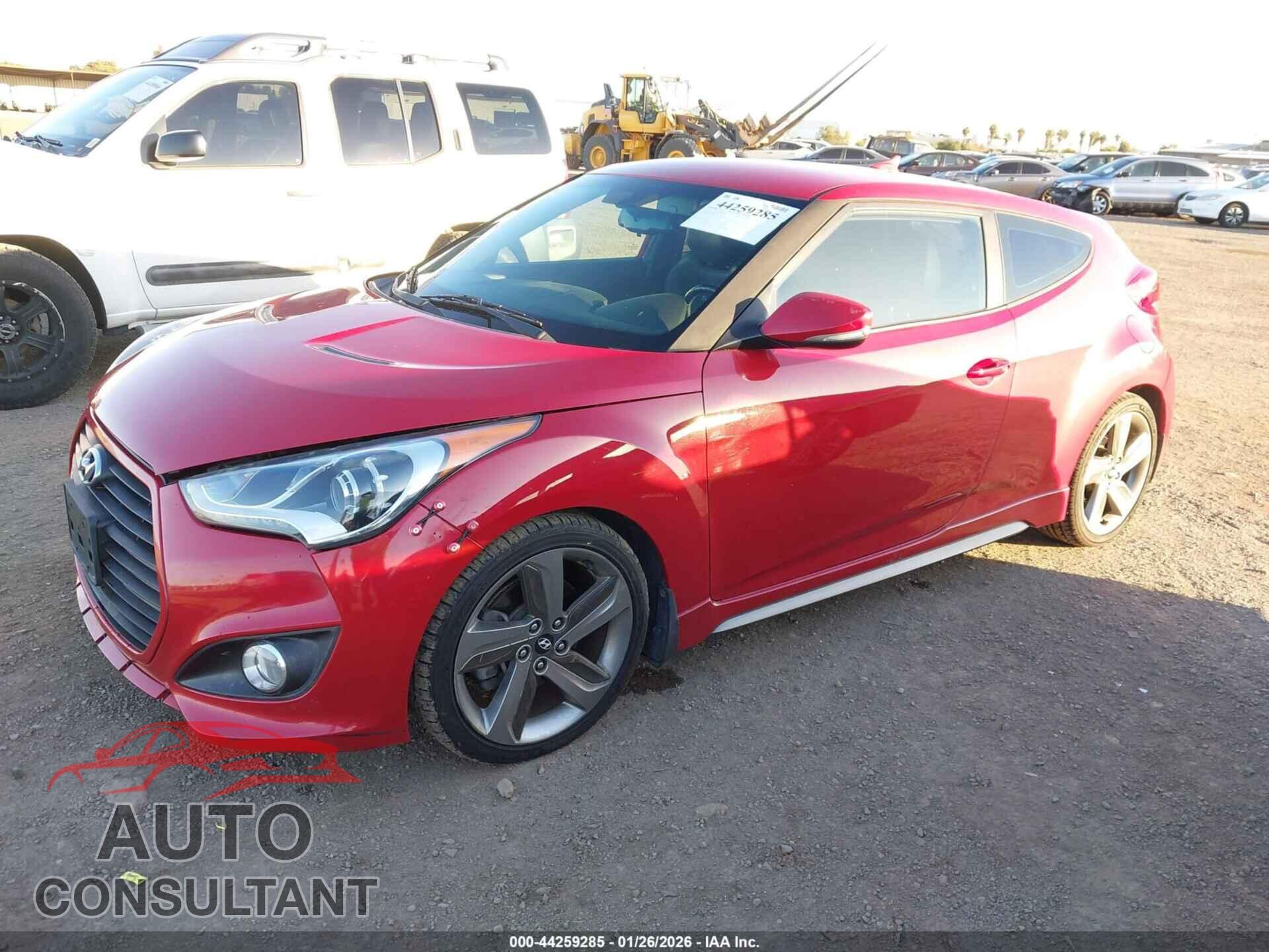 HYUNDAI VELOSTER 2013 - KMHTC6AE4DU178537
