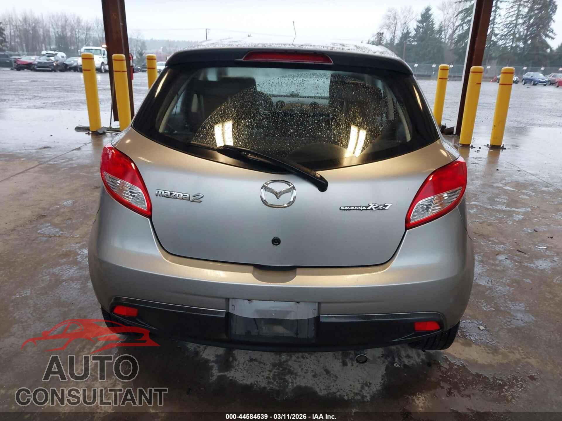 MAZDA MAZDA2 2013 - JM1DE1LZ5D0156379