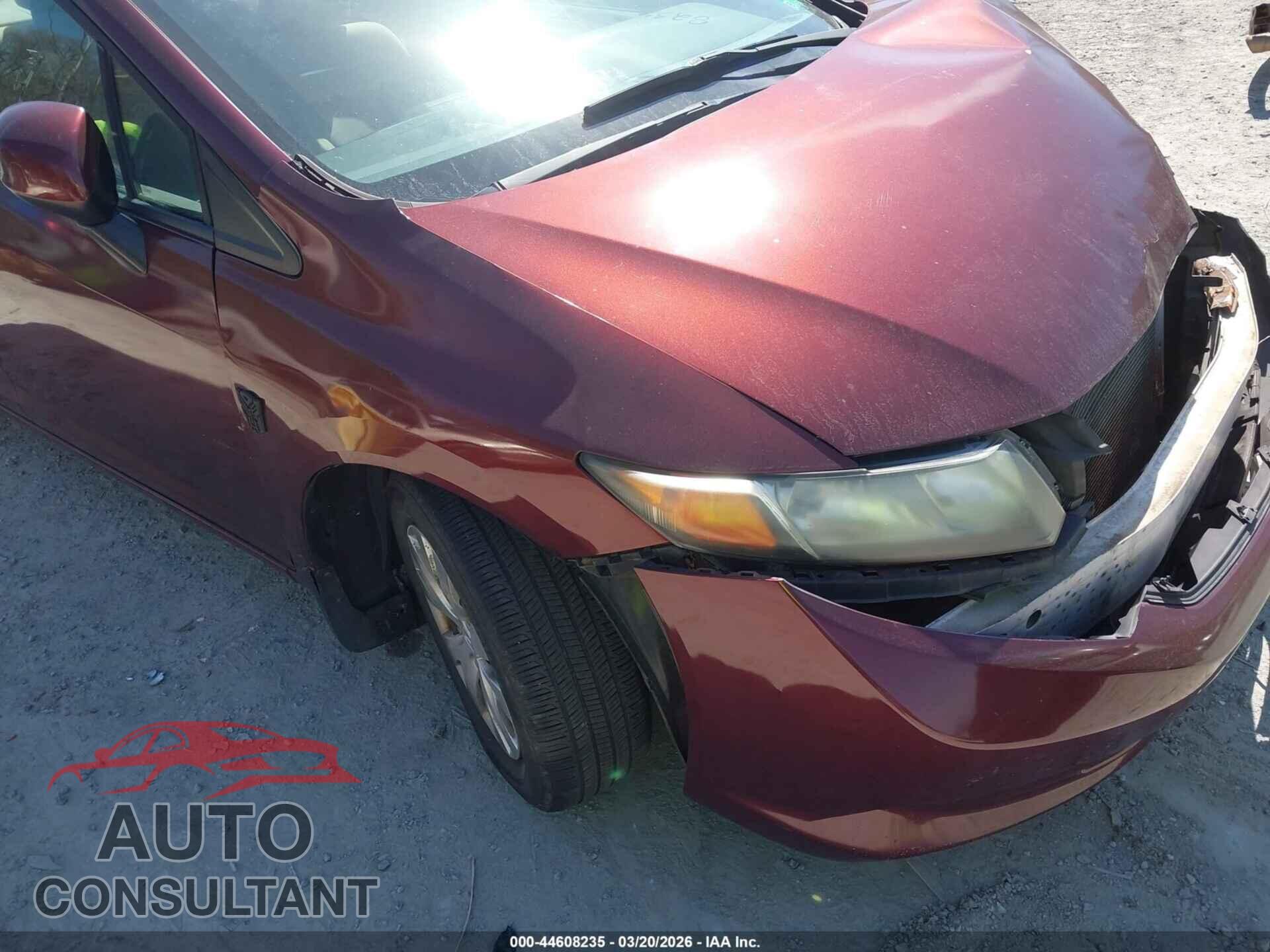 HONDA CIVIC 2012 - 2HGFB2F56CH501821