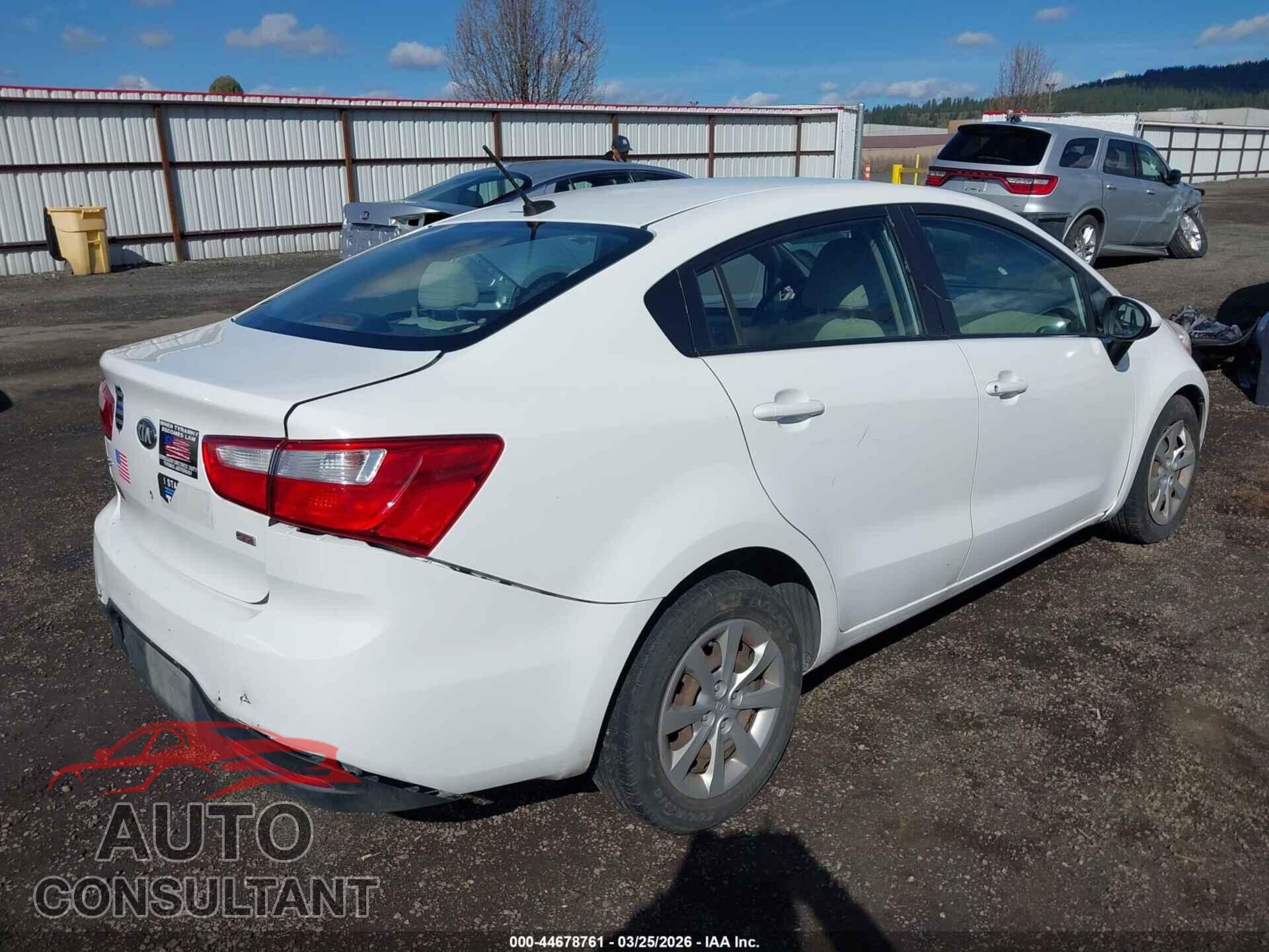 KIA RIO 2013 - KNADM4A32D6231505