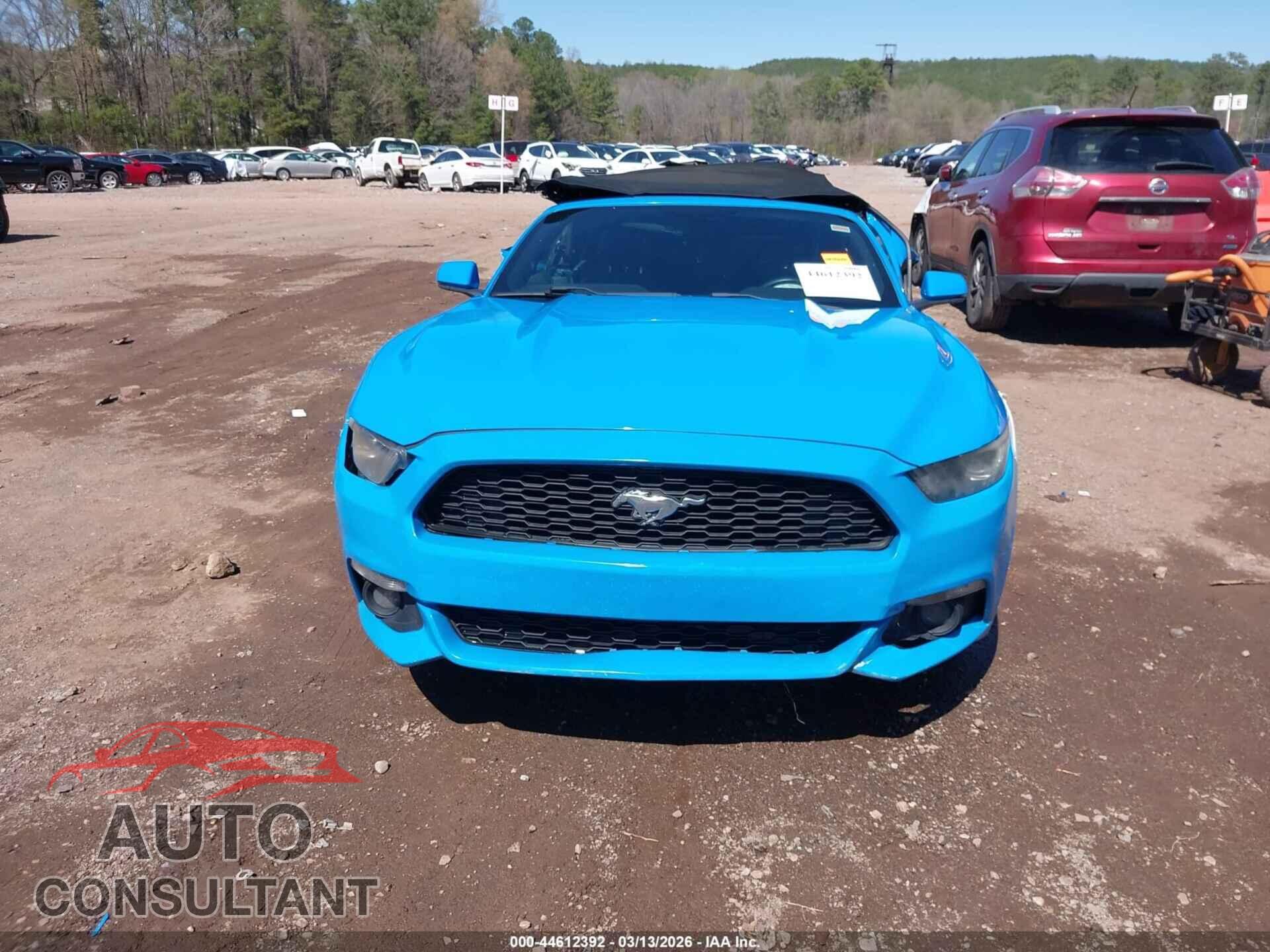 FORD MUSTANG 2017 - 1FATP8UH9H5278925