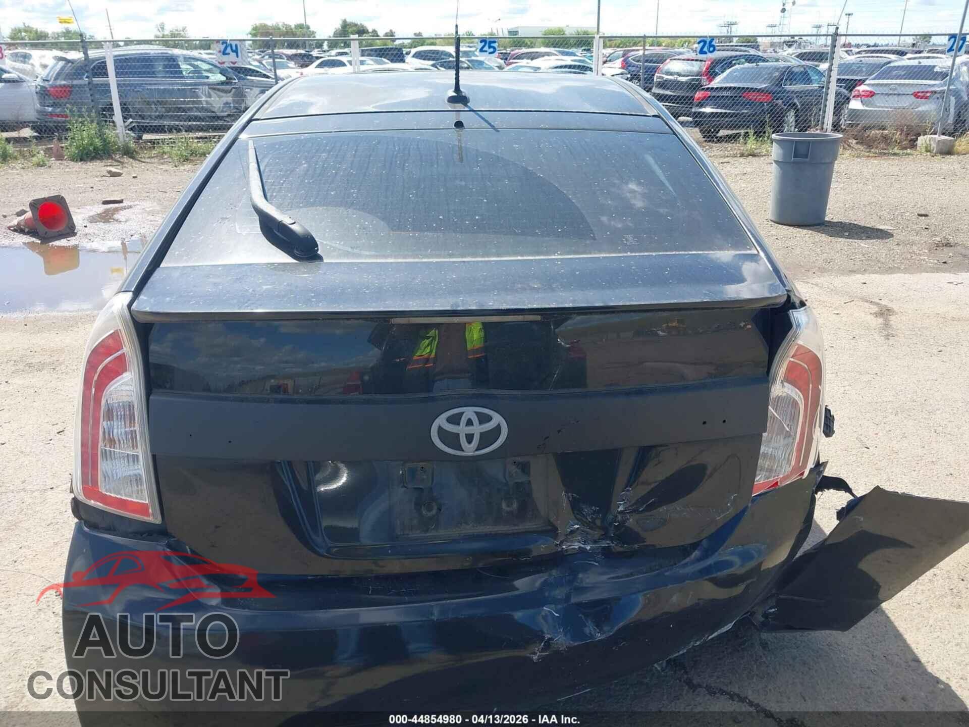 TOYOTA PRIUS 2012 - JTDKN3DU8C5380429