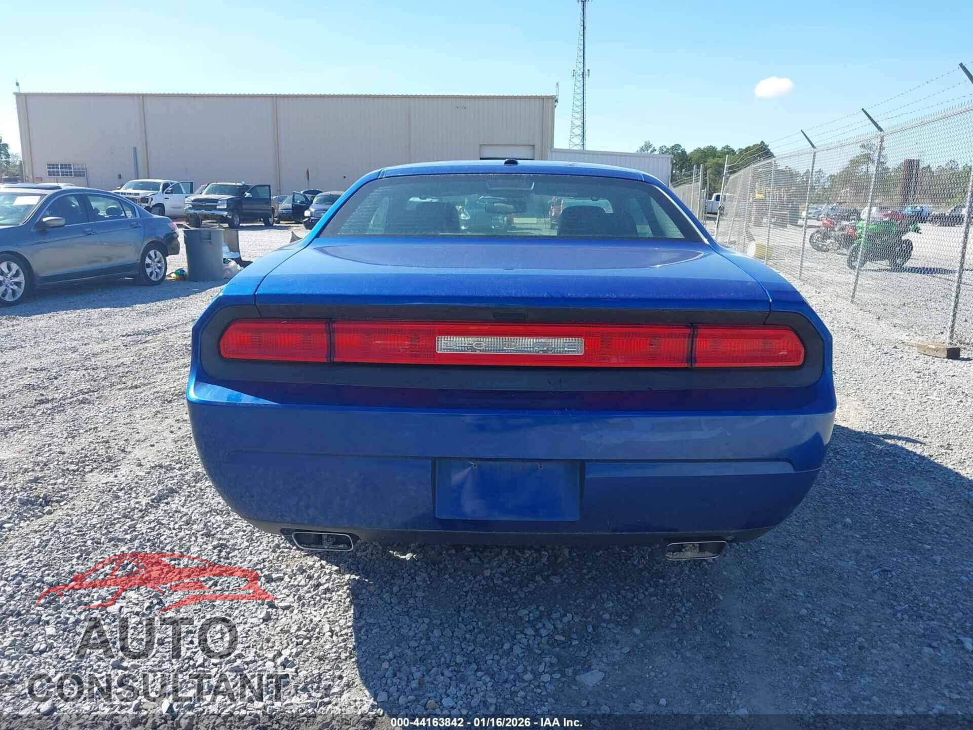 DODGE CHALLENGER 2012 - 2C3CDYAGXCH254542