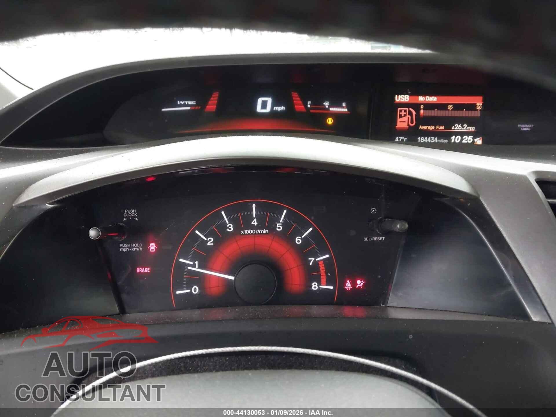 HONDA CIVIC 2012 - 2HGFB6E57CH702135