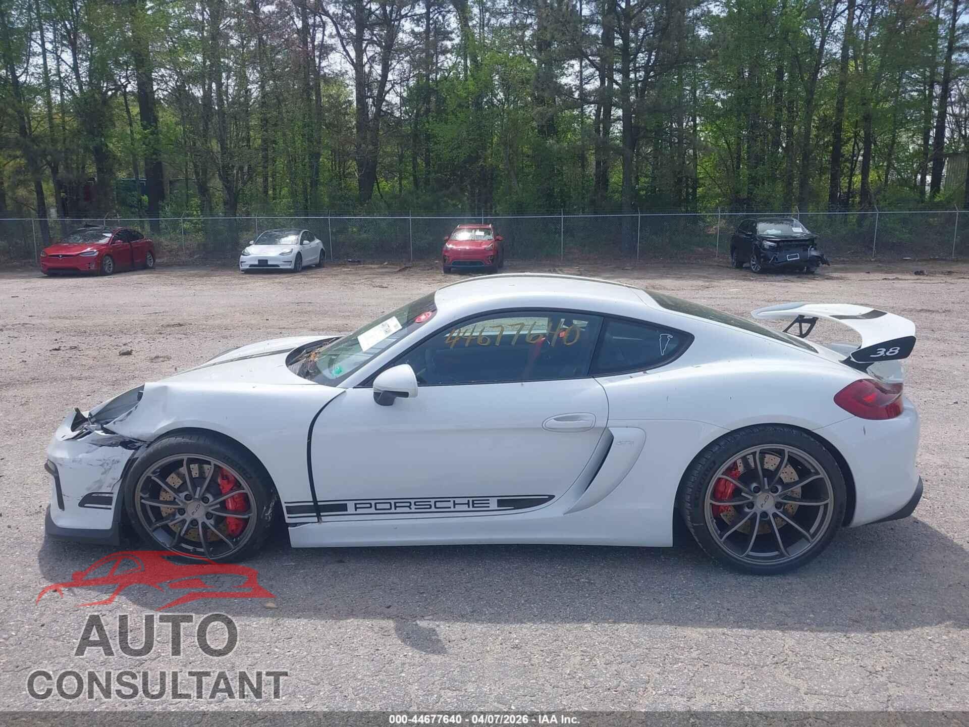 PORSCHE CAYMAN 2016 - WP0AC2A89GK197633