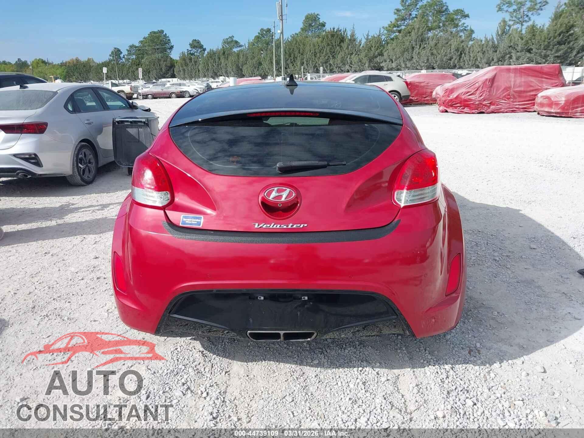 HYUNDAI VELOSTER 2012 - KMHTC6AD3CU058170