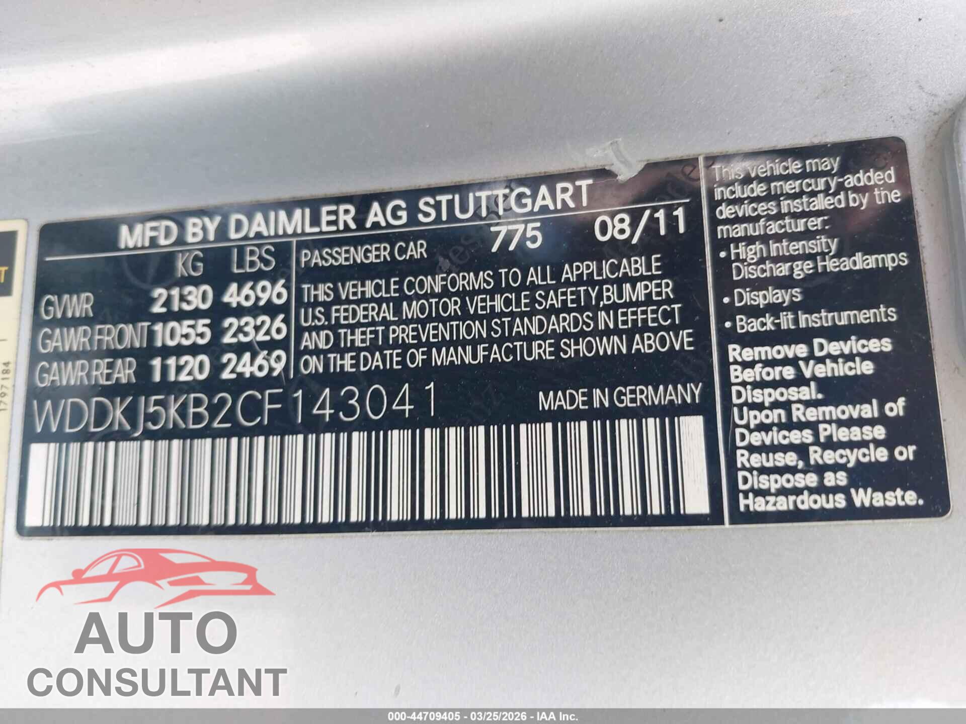 MERCEDES-BENZ E 350 2012 - WDDKJ5KB2CF143041
