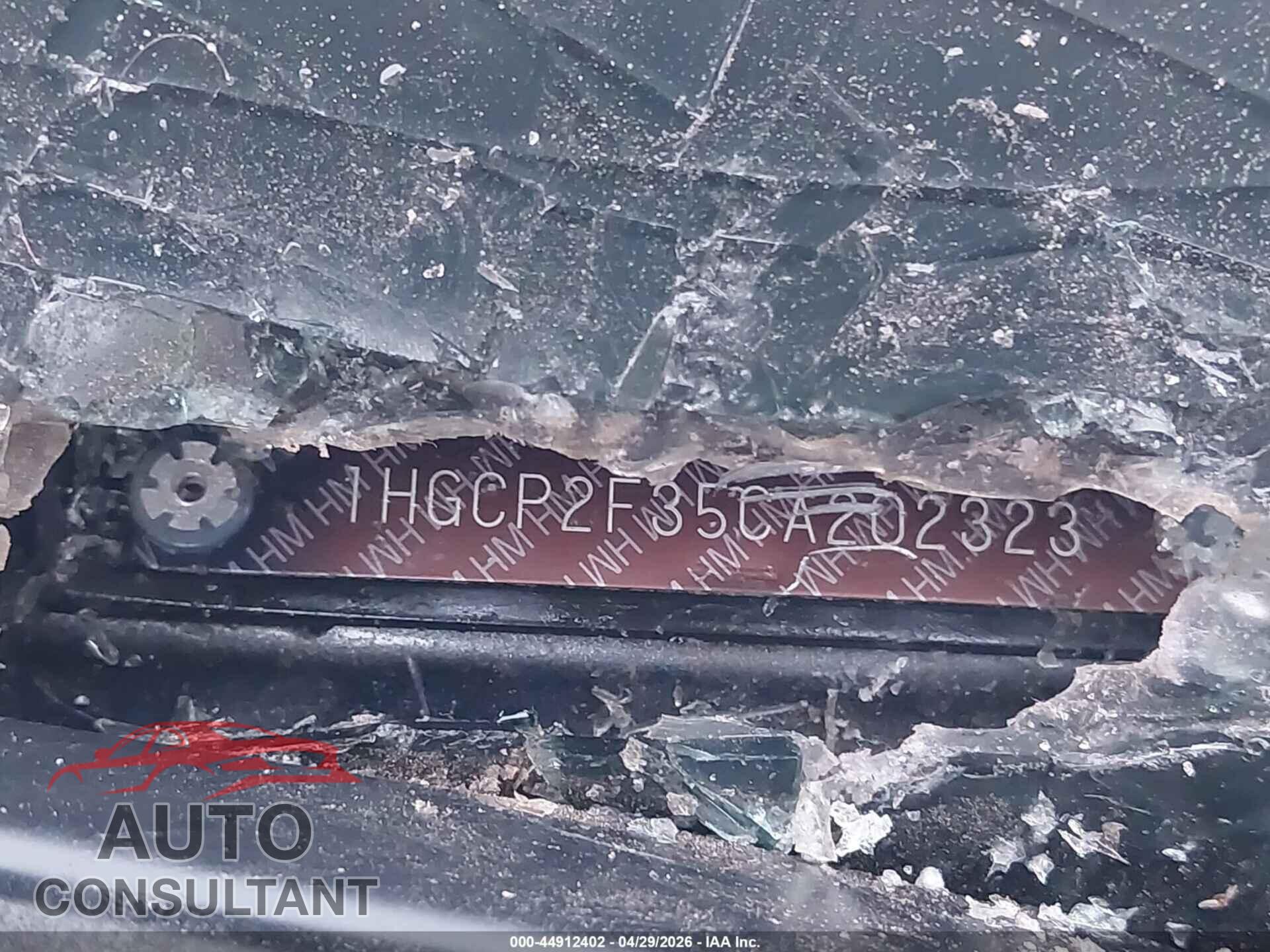 HONDA ACCORD 2012 - 1HGCP2F35CA202323