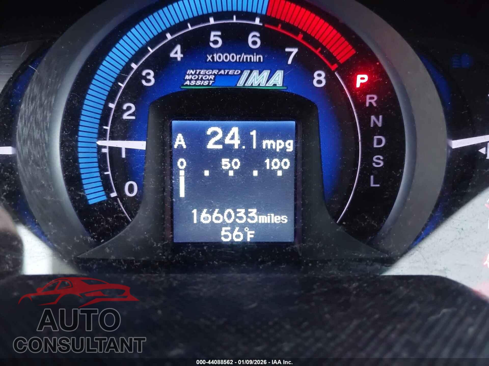 HONDA INSIGHT 2010 - JHMZE2H57AS014034