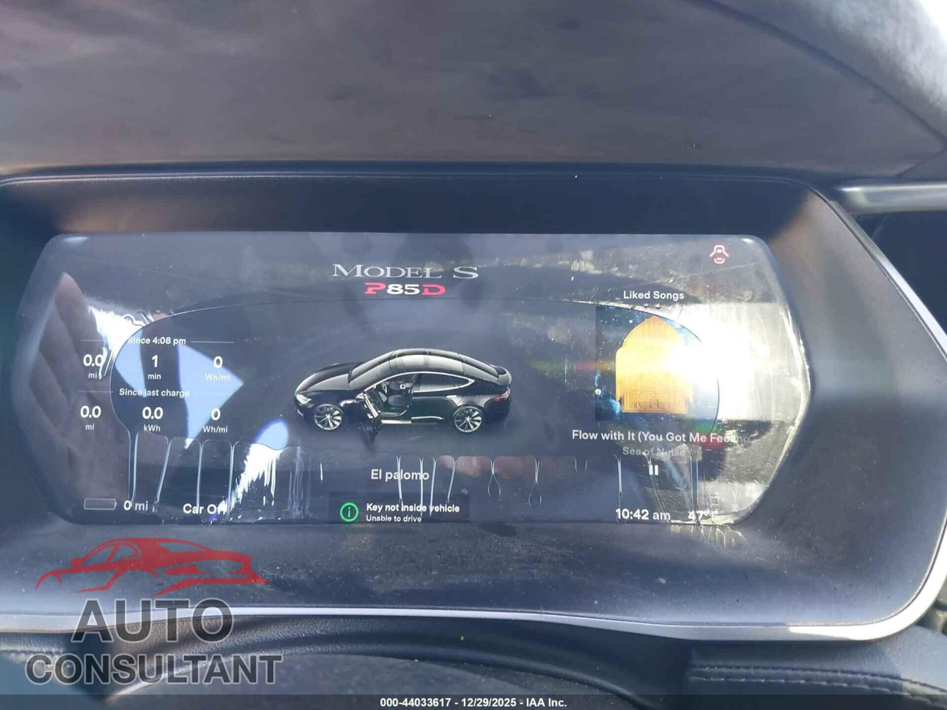 TESLA MODEL S 2015 - 5YJSA1H49FF081609