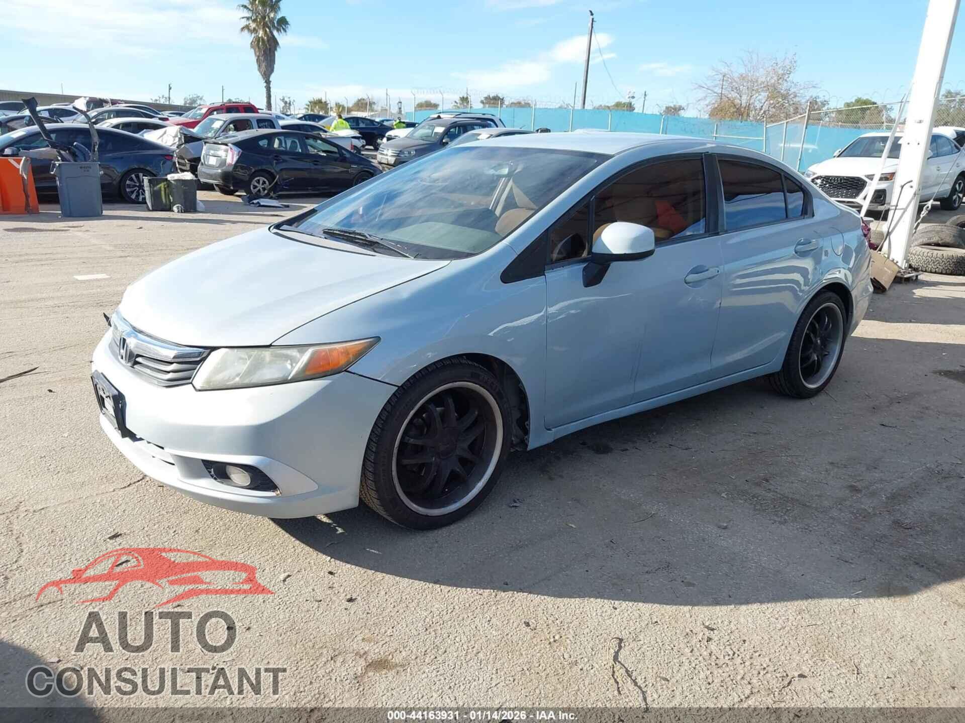 HONDA CIVIC 2012 - 19XFB2F54CE371208