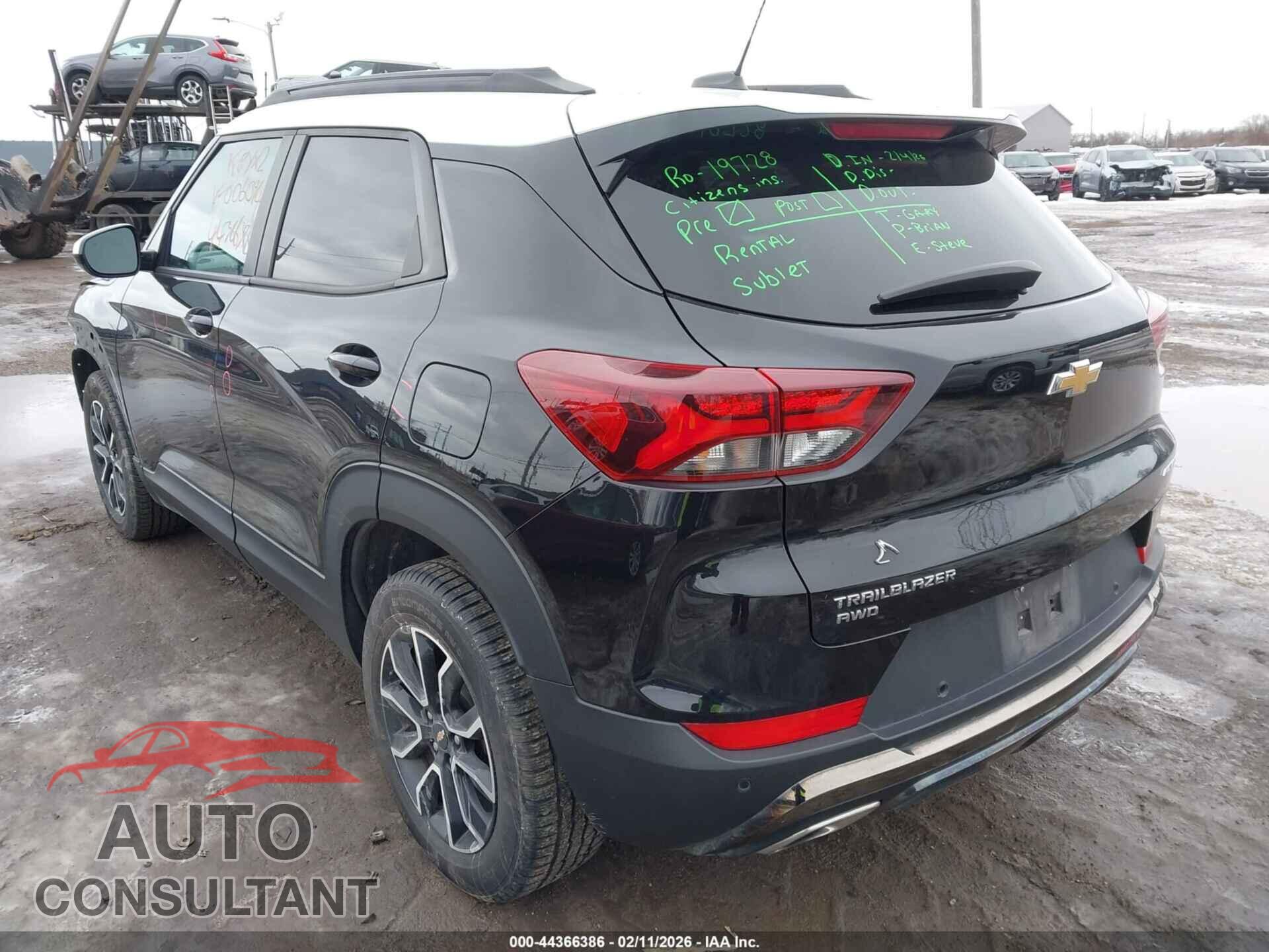 CHEVROLET TRAILBLAZER 2021 - KL79MSSL0MB006094