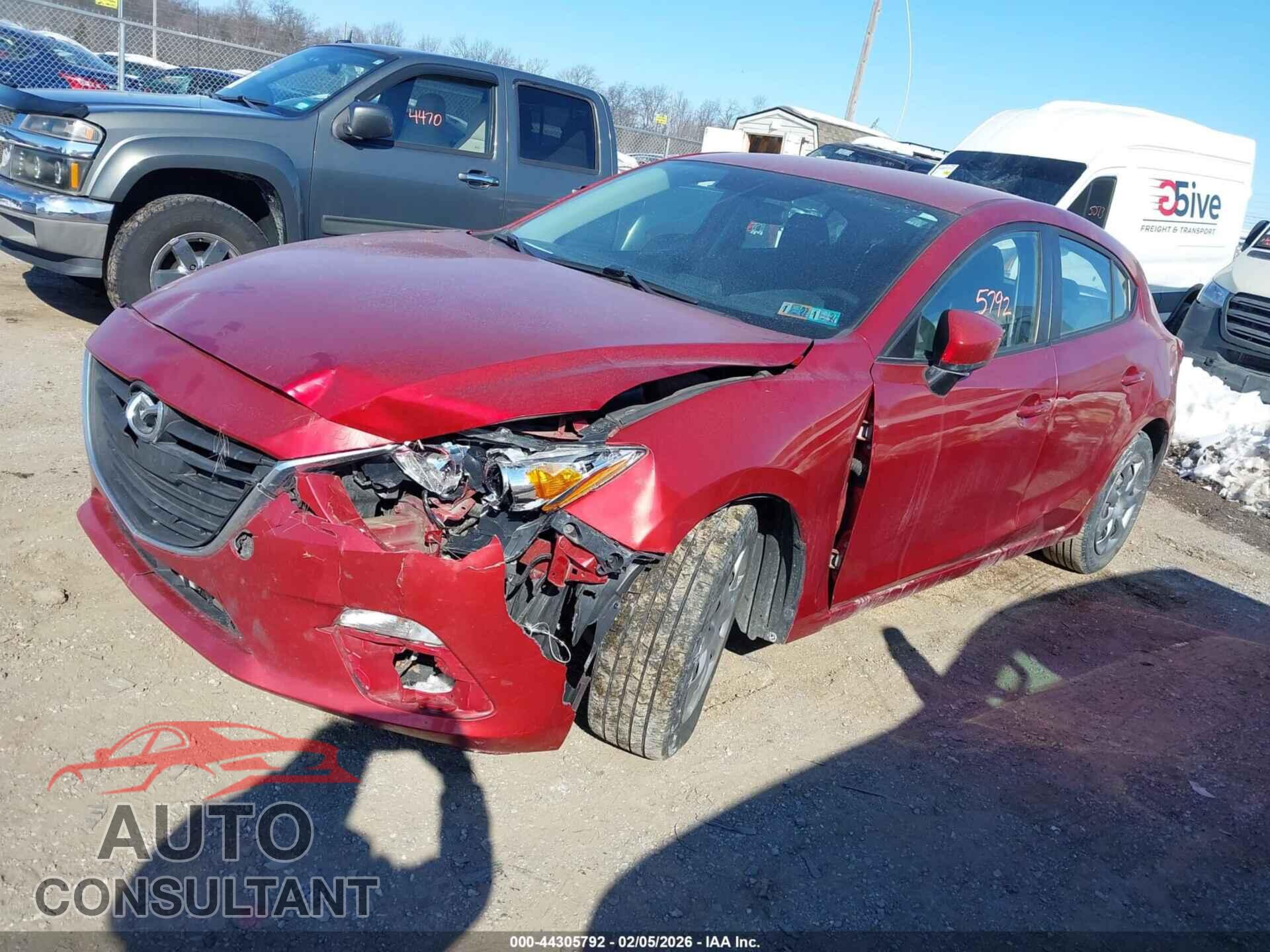 MAZDA MAZDA3 2014 - JM1BM1K70E1122565