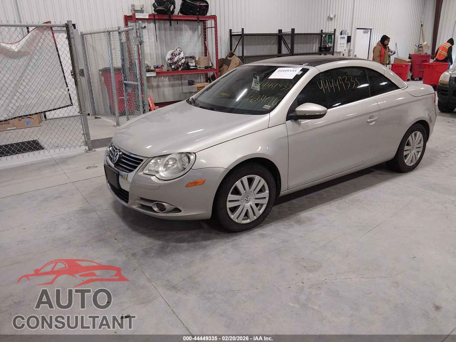 VOLKSWAGEN EOS 2009 - WVWBA71F29V015178