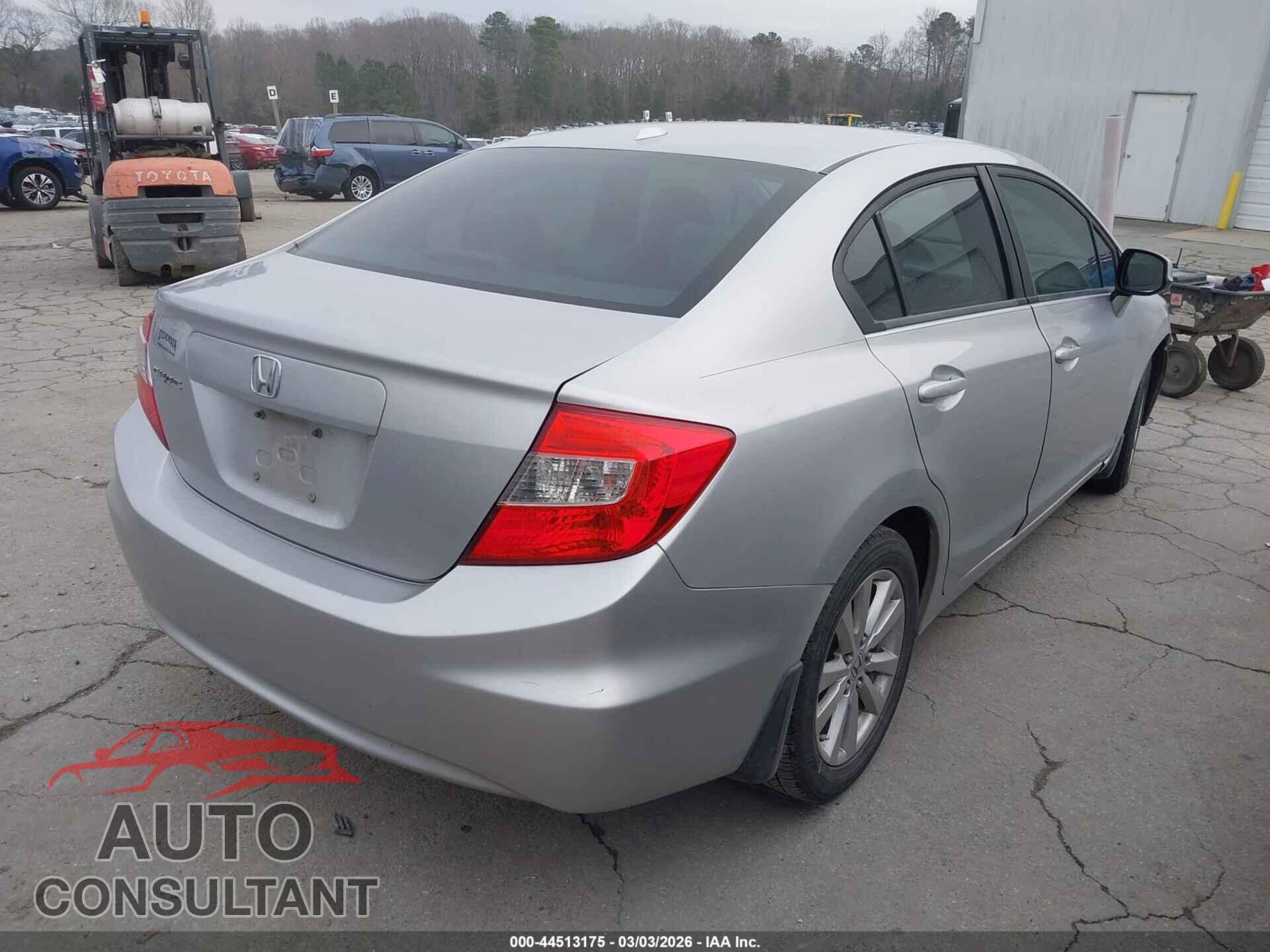 HONDA CIVIC 2012 - 19XFB2F95CE008659