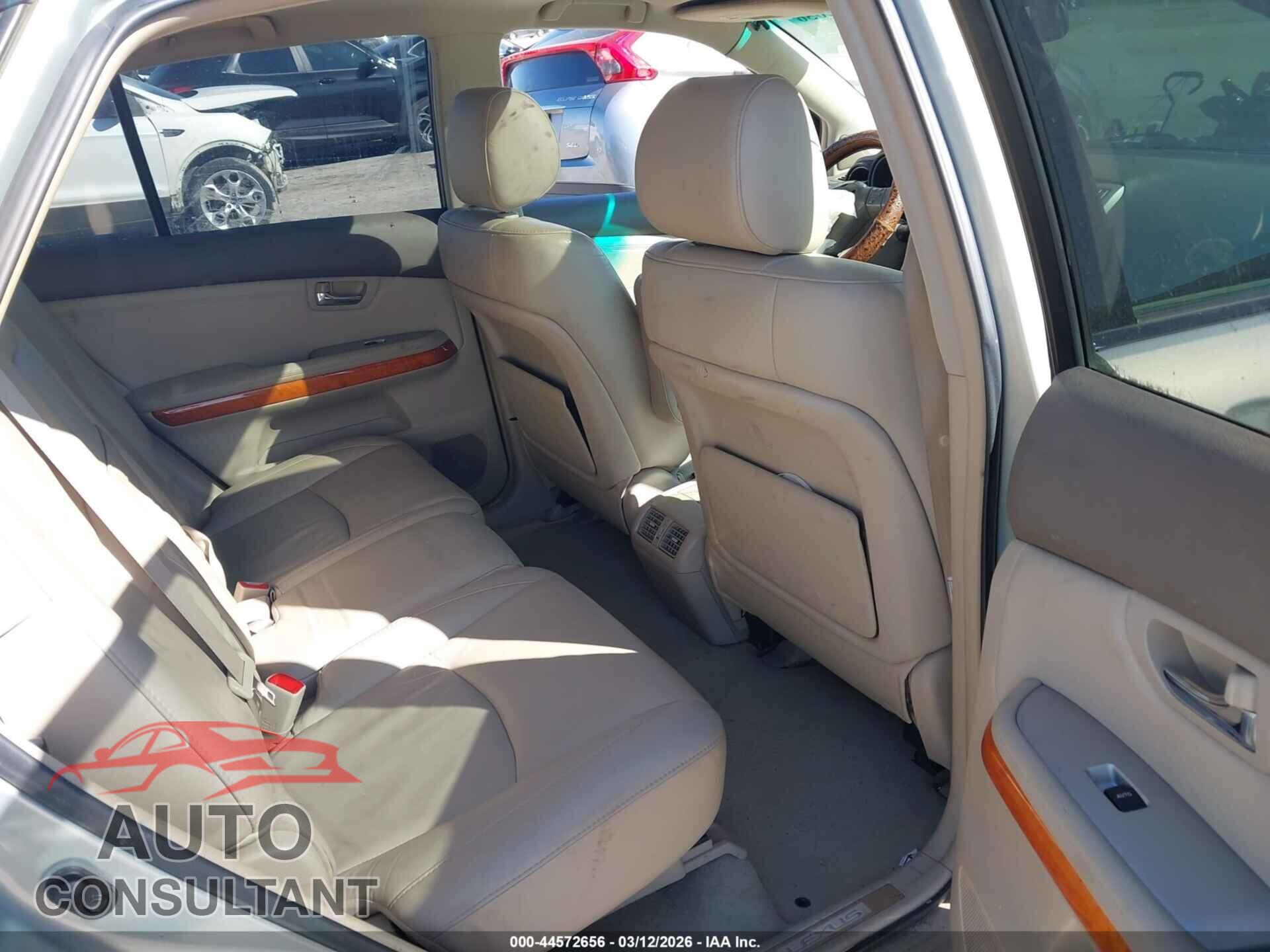LEXUS RX 350 2009 - 2T2GK31U89C057329