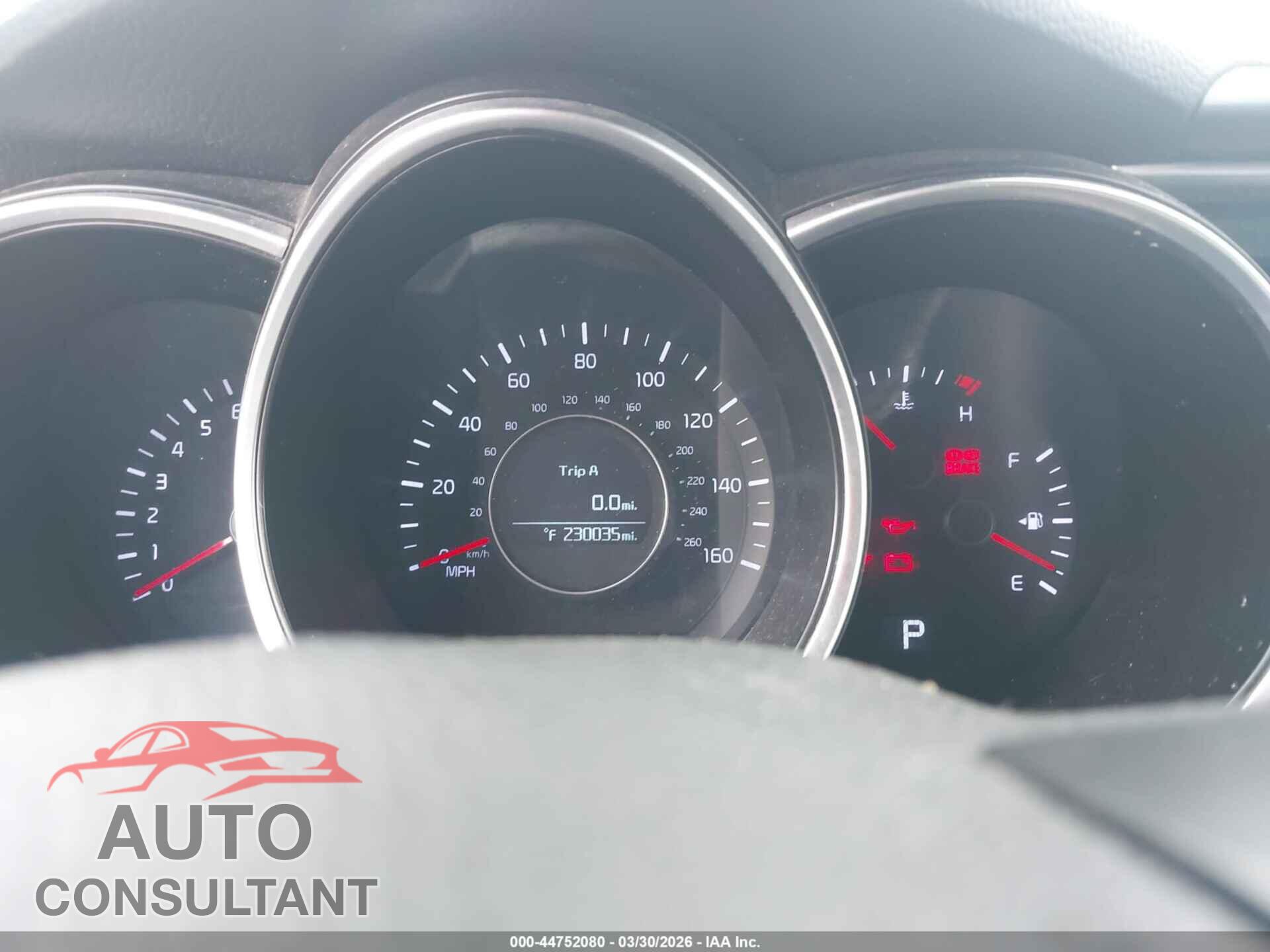 KIA OPTIMA 2014 - KNAGM4A73E5520884