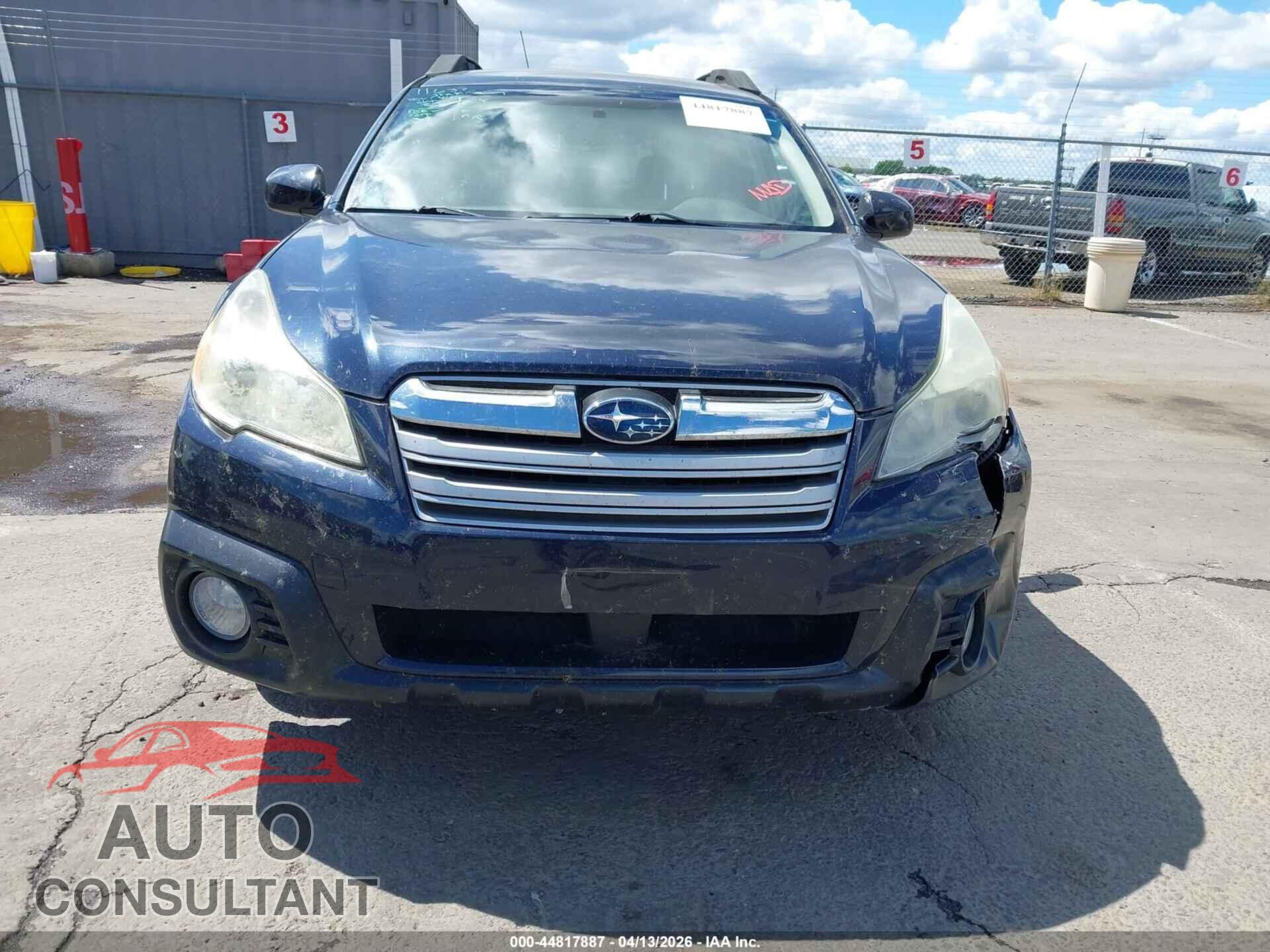 SUBARU OUTBACK 2013 - 4S4BRBCC5D3210383