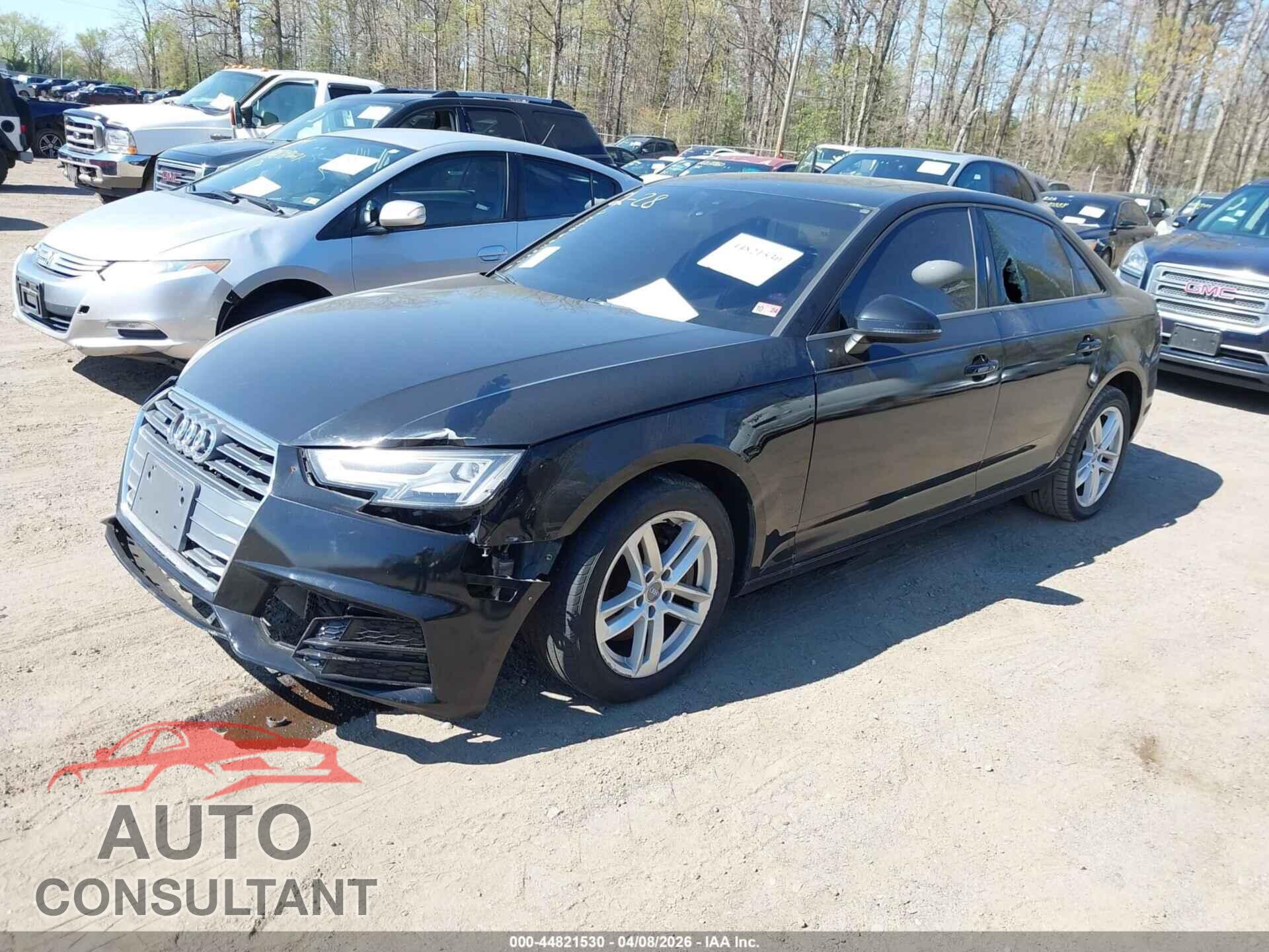 AUDI A4 2017 - WAUANAF45HN035358