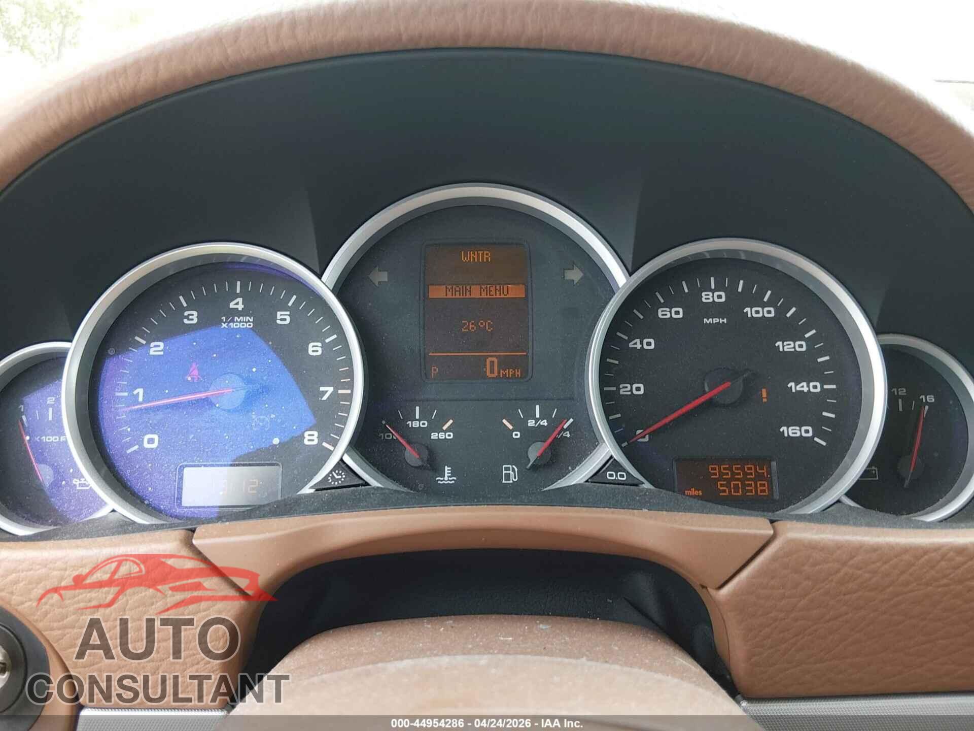 PORSCHE CAYENNE 2009 - WP1AB29P39LA44885