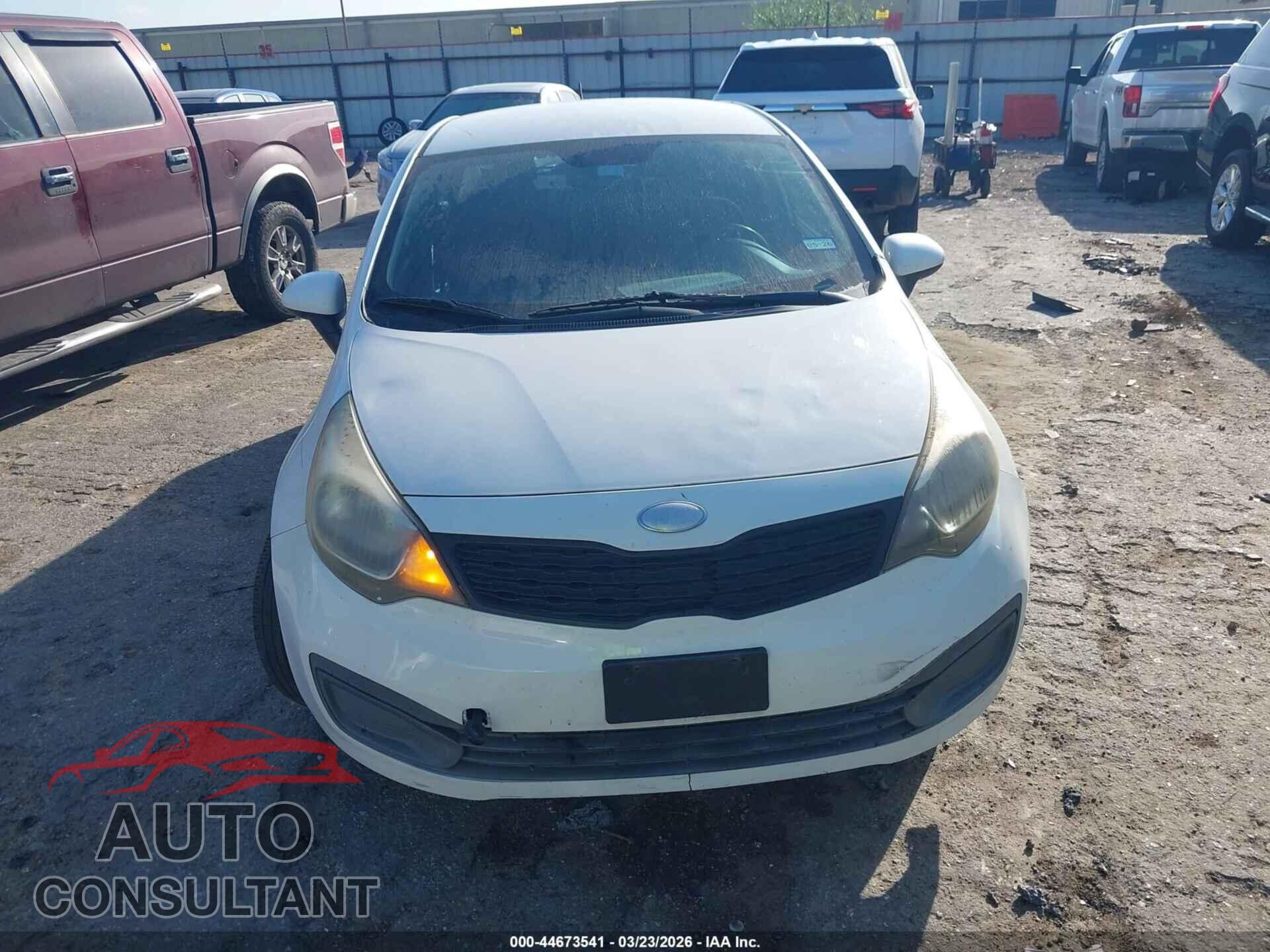 KIA RIO 2013 - KNADM4A39D6199989