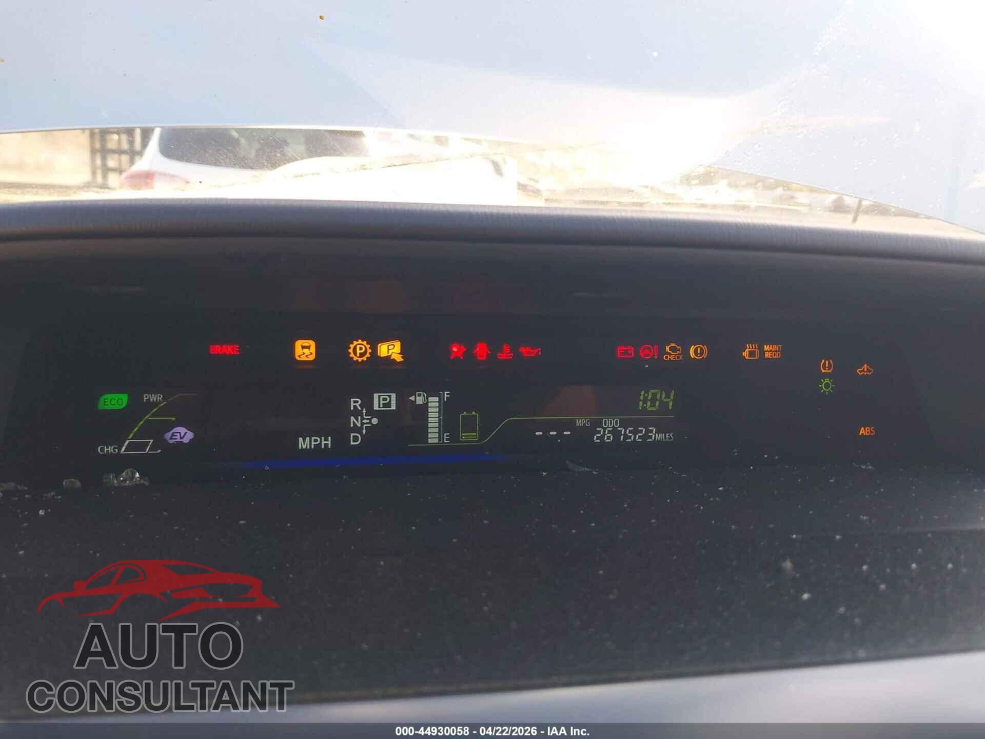 TOYOTA PRIUS V 2013 - JTDZN3EU1D3223724