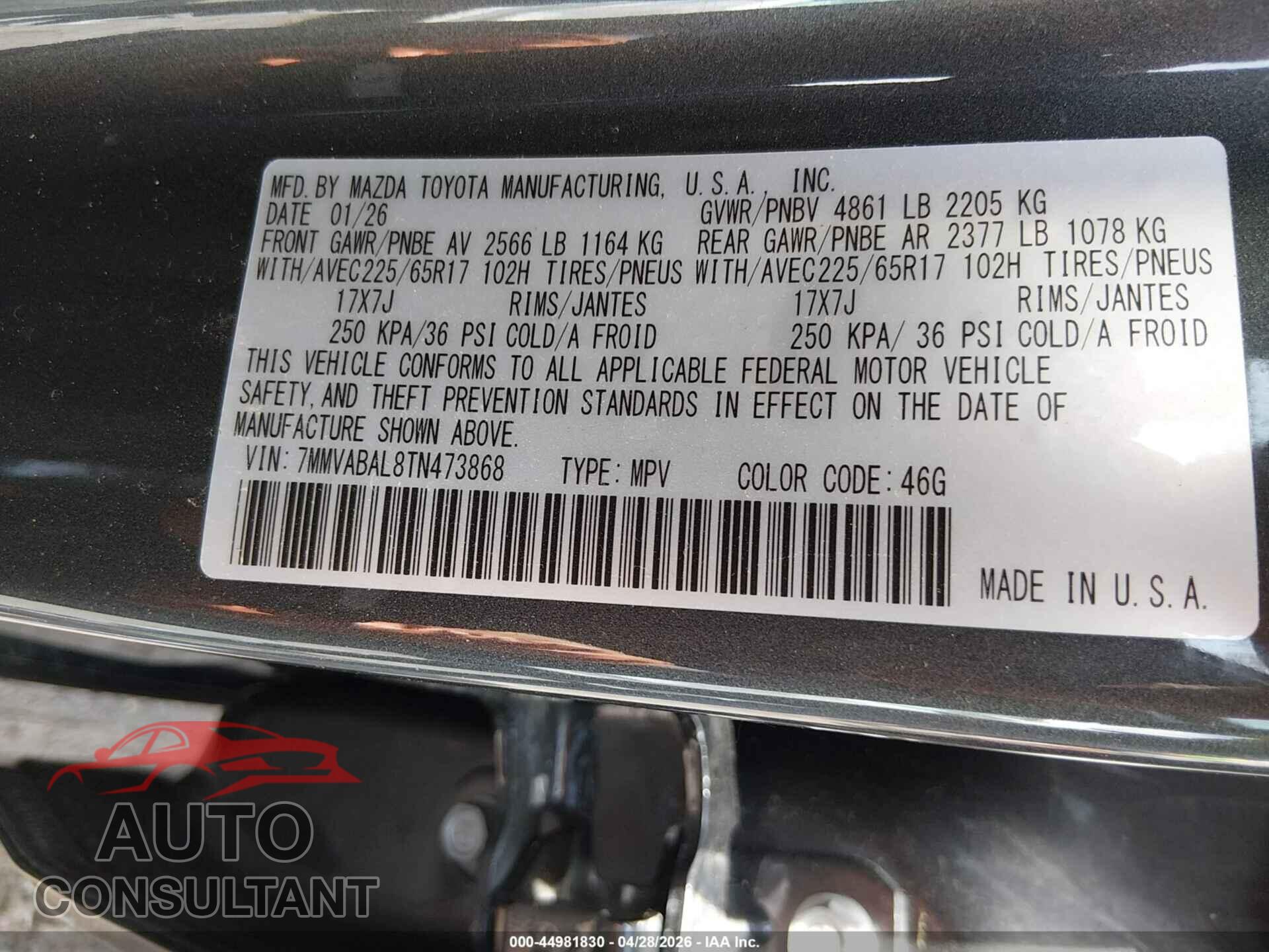 MAZDA CX-50 2026 - 7MMVABAL8TN473868