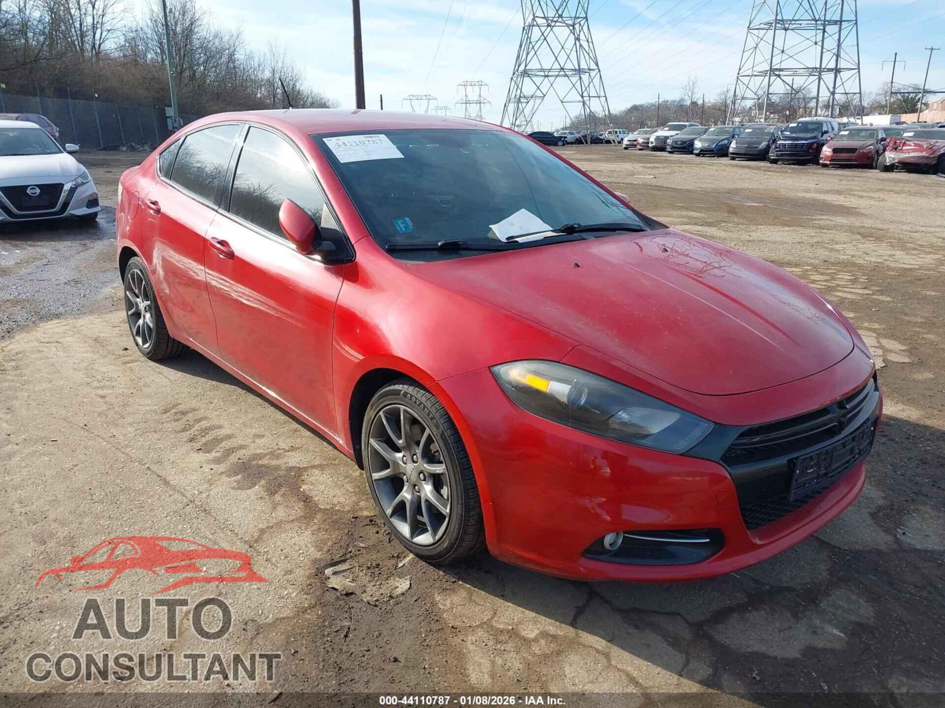 DODGE DART 2013 - 1C3CDFBA0DD323333