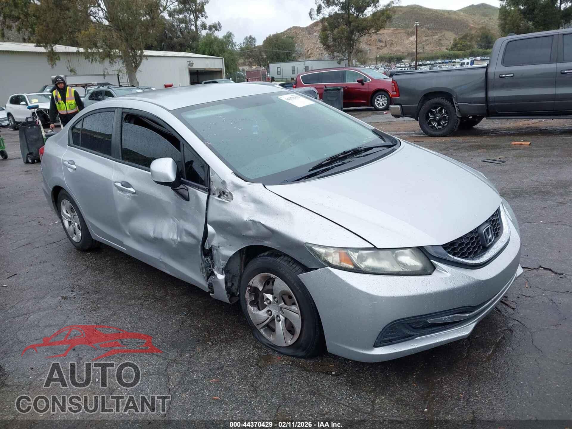 HONDA CIVIC 2013 - 19XFB2F50DE286562