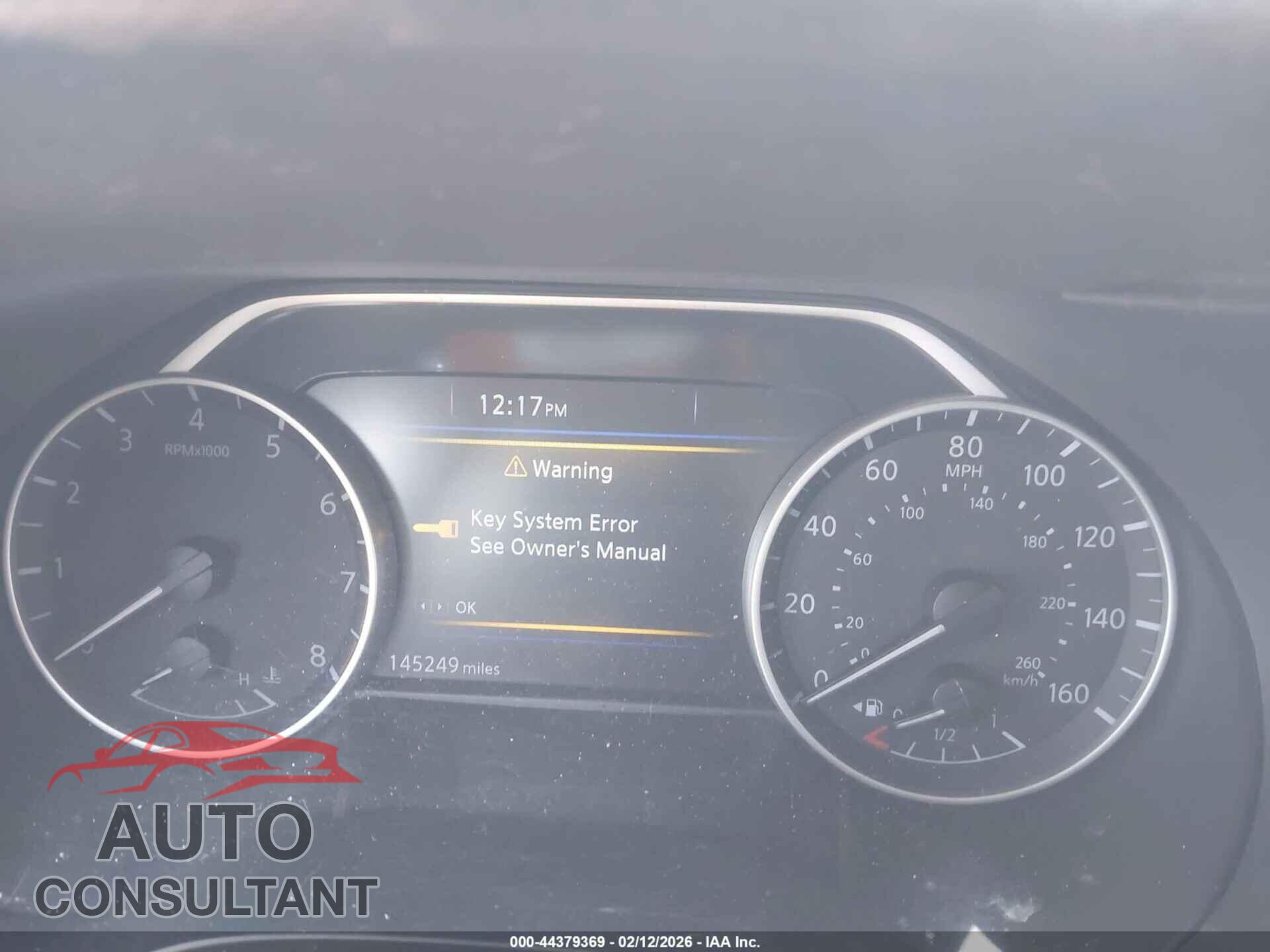 NISSAN MAXIMA 2017 - 1N4AA6AP2HC433285