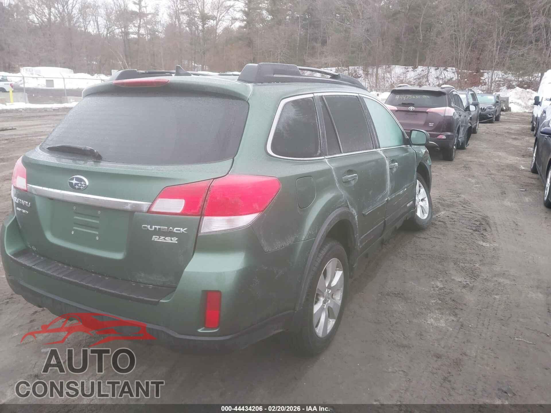 SUBARU OUTBACK 2011 - 4S4BRBLC8B3412972