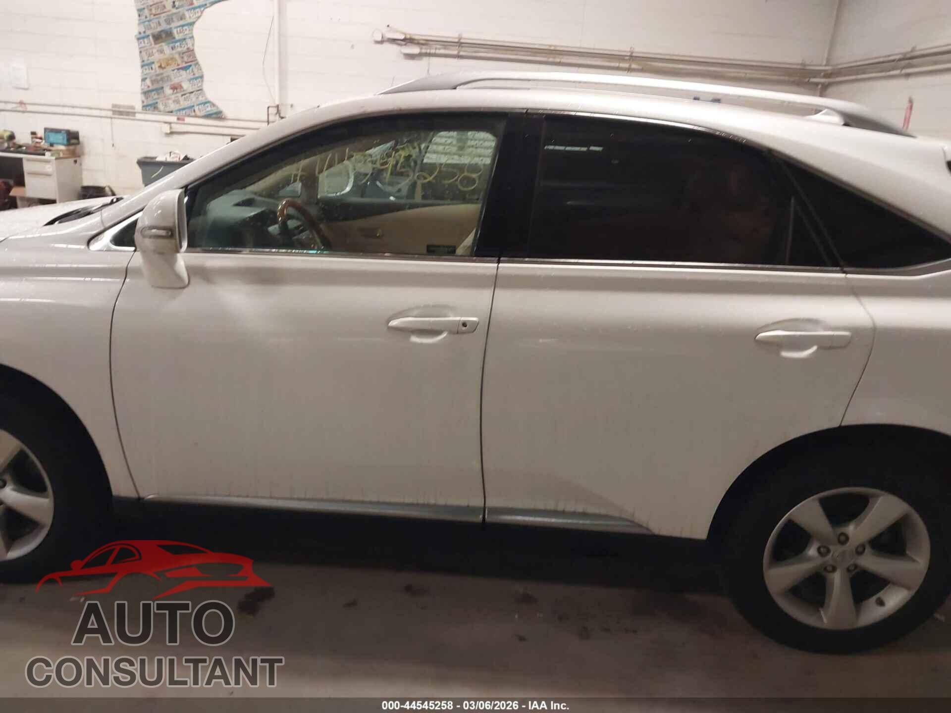 LEXUS RX 350 2012 - 2T2BK1BA5CC142221