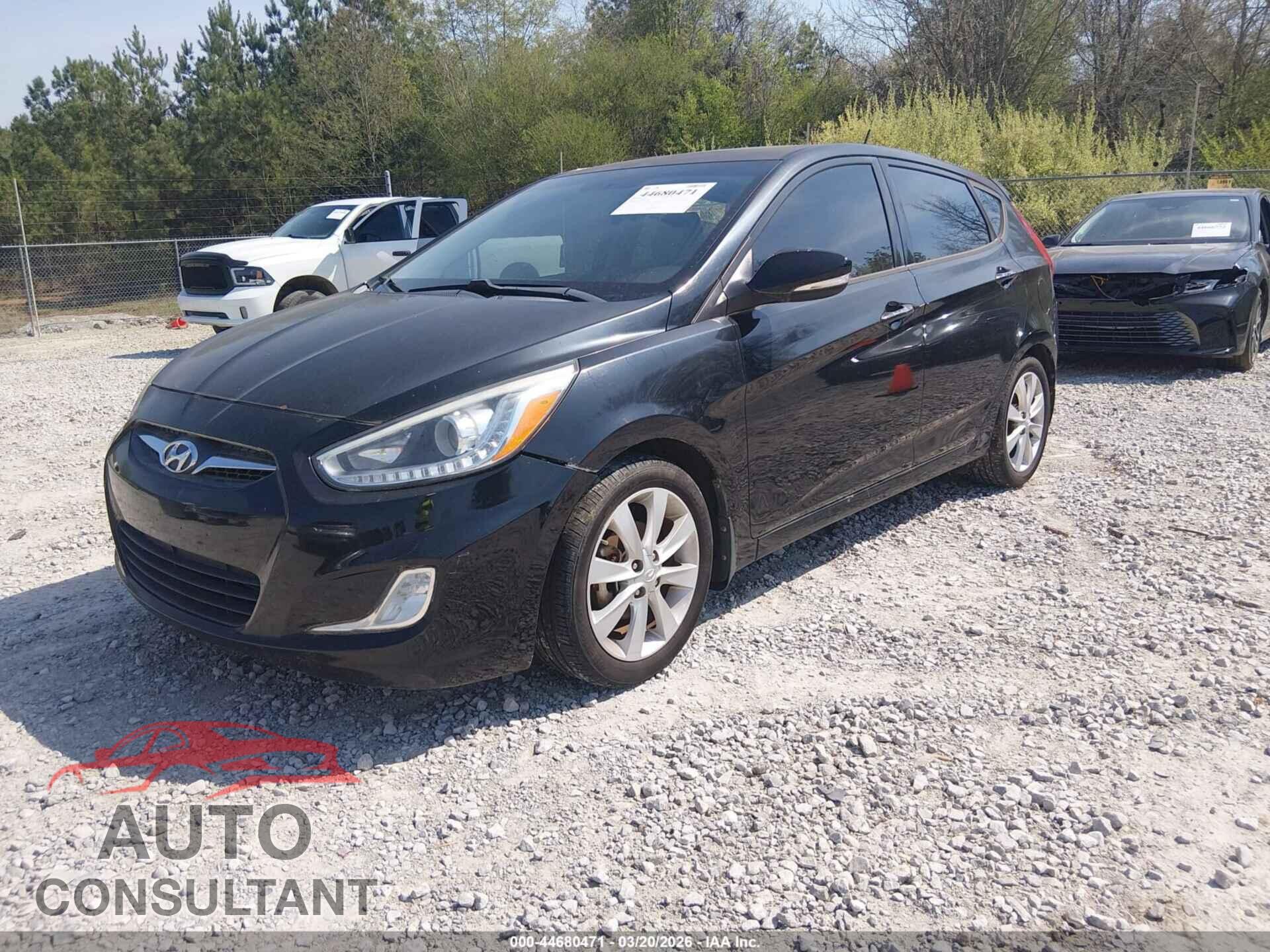 HYUNDAI ACCENT 2014 - KMHCU5AEXEU196338