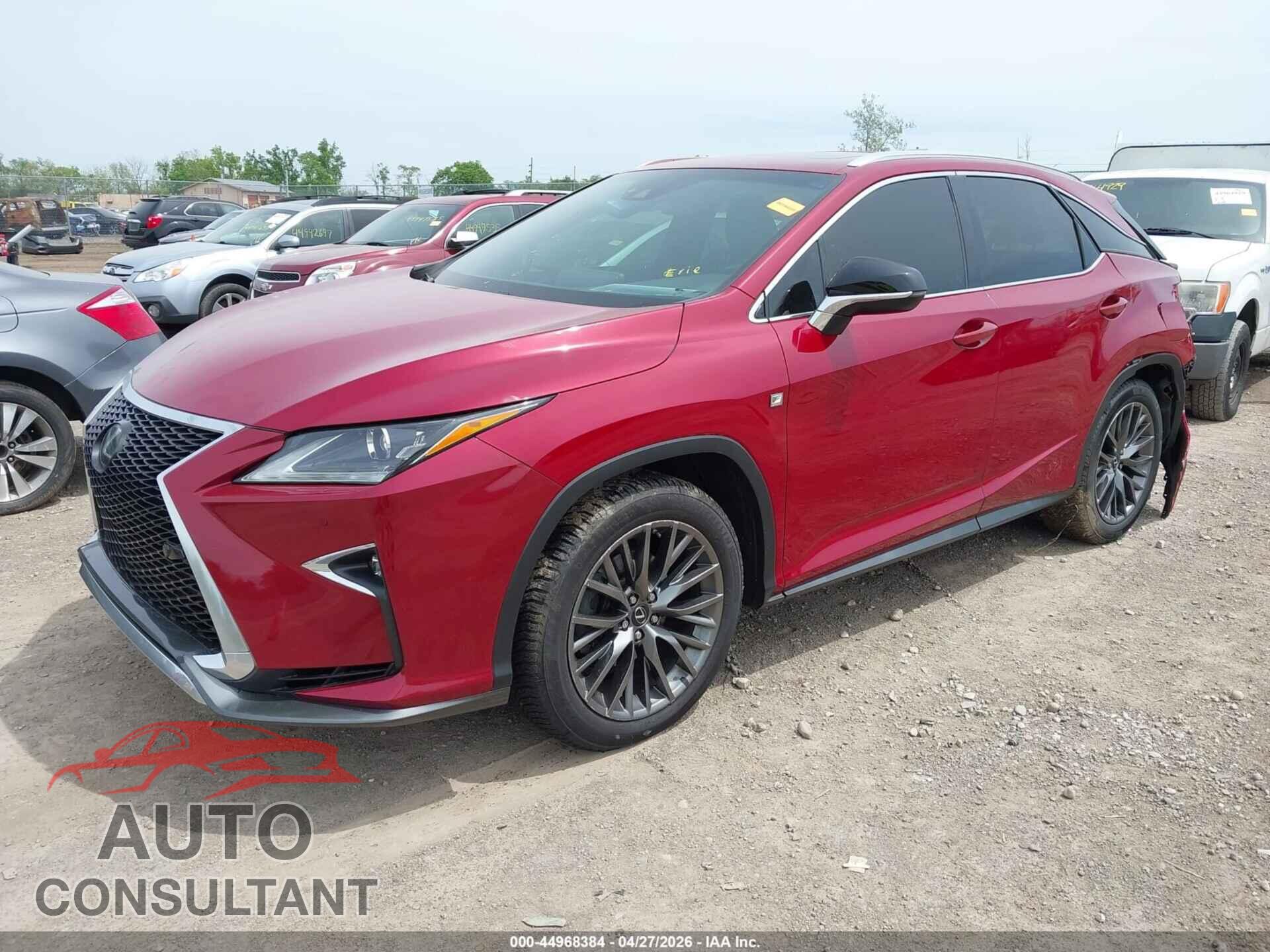 LEXUS RX 350 2017 - 2T2BZMCA6HC114866