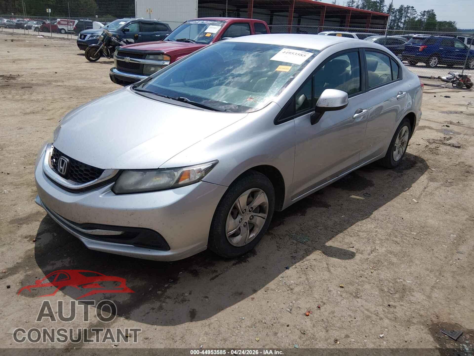 HONDA CIVIC 2013 - 2HGFB2F58DH546373