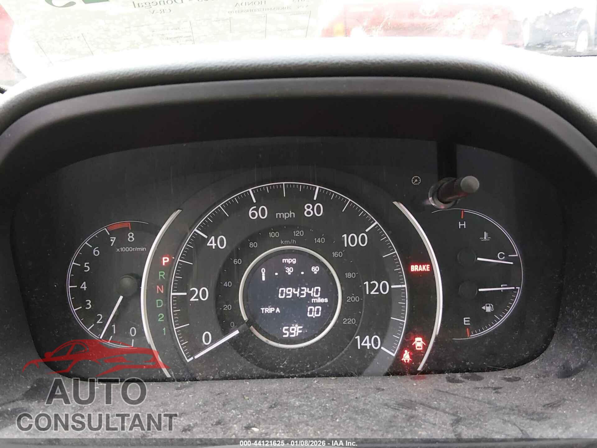 HONDA CR-V 2013 - 2HKRM4H36DH684109