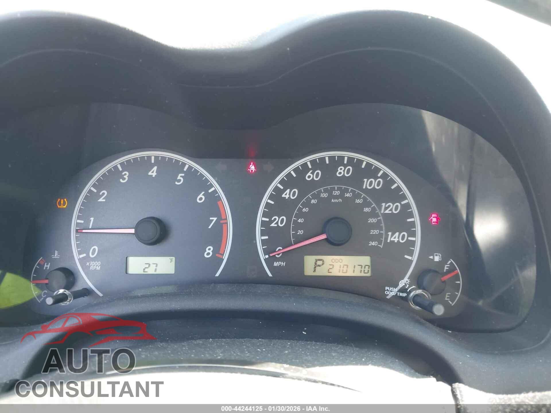 TOYOTA COROLLA 2012 - 2T1BU4EE3CC788209