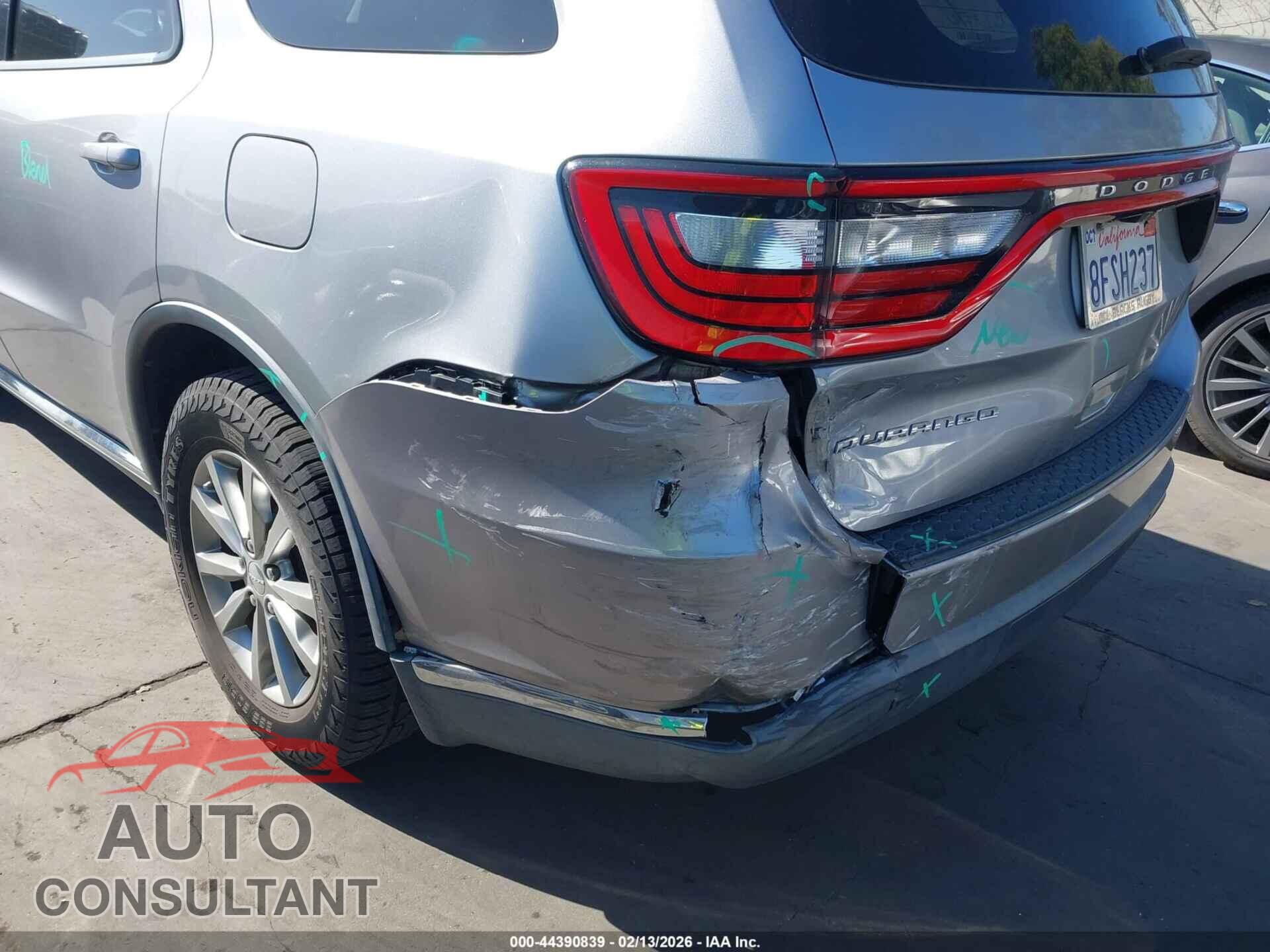 DODGE DURANGO 2018 - 1C4RDHAG5JC359625