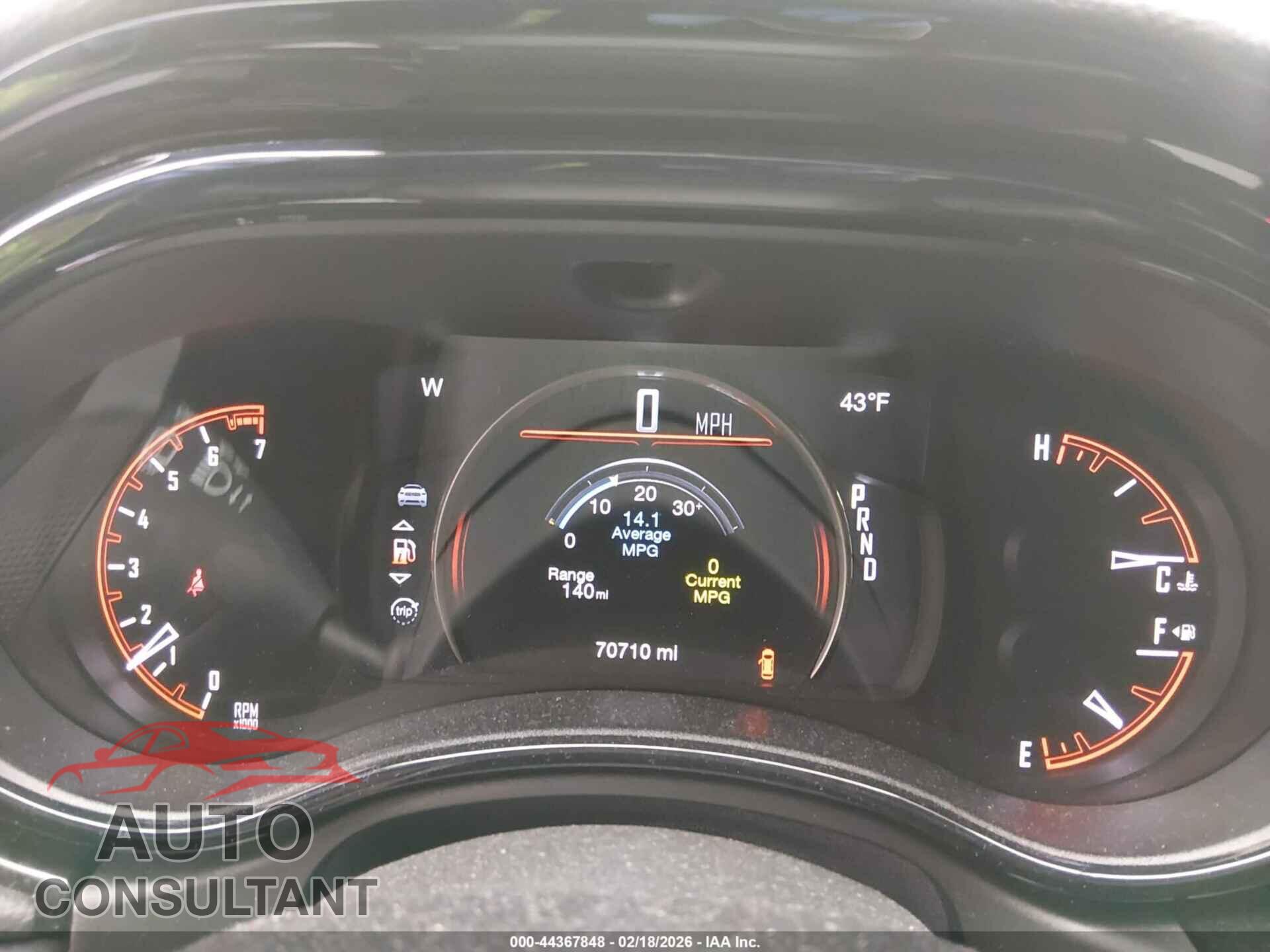 DODGE DURANGO 2022 - 1C4RDJAG4NC129832