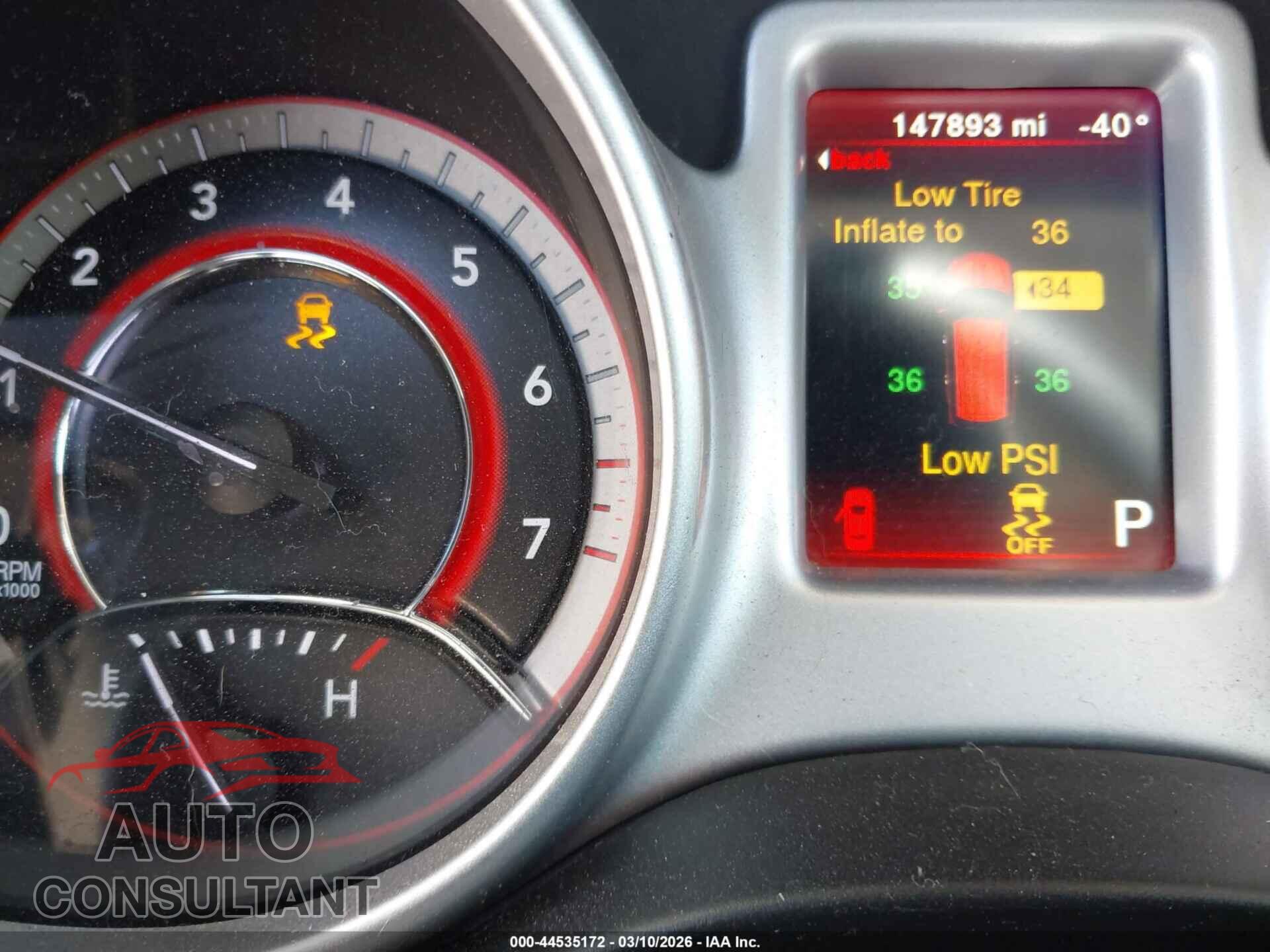 DODGE JOURNEY 2017 - 3C4PDDBG8HT526010