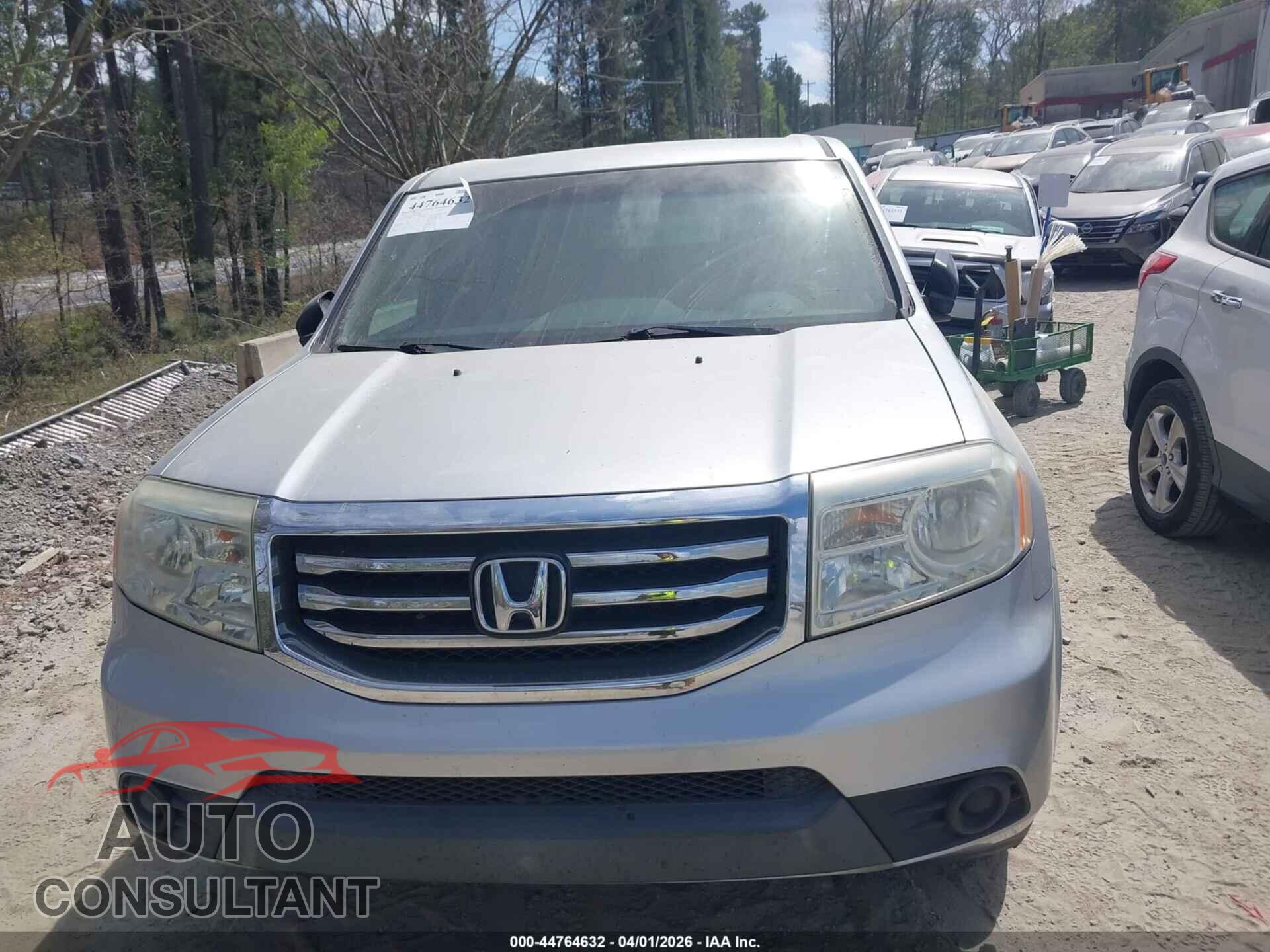 HONDA PILOT 2013 - 5FNYF3H24DB022972