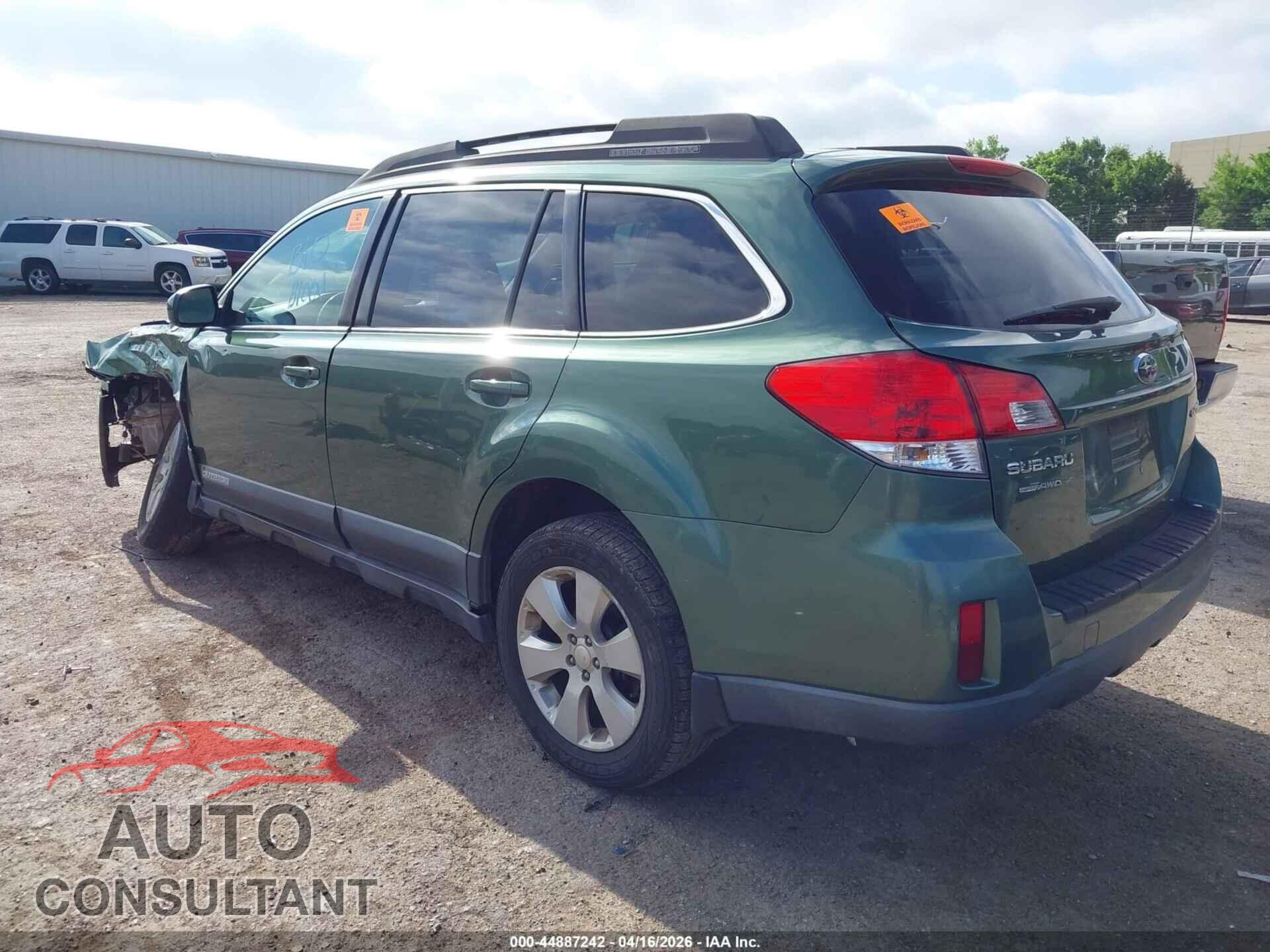 SUBARU OUTBACK 2010 - 4S4BRCFC1A3312194