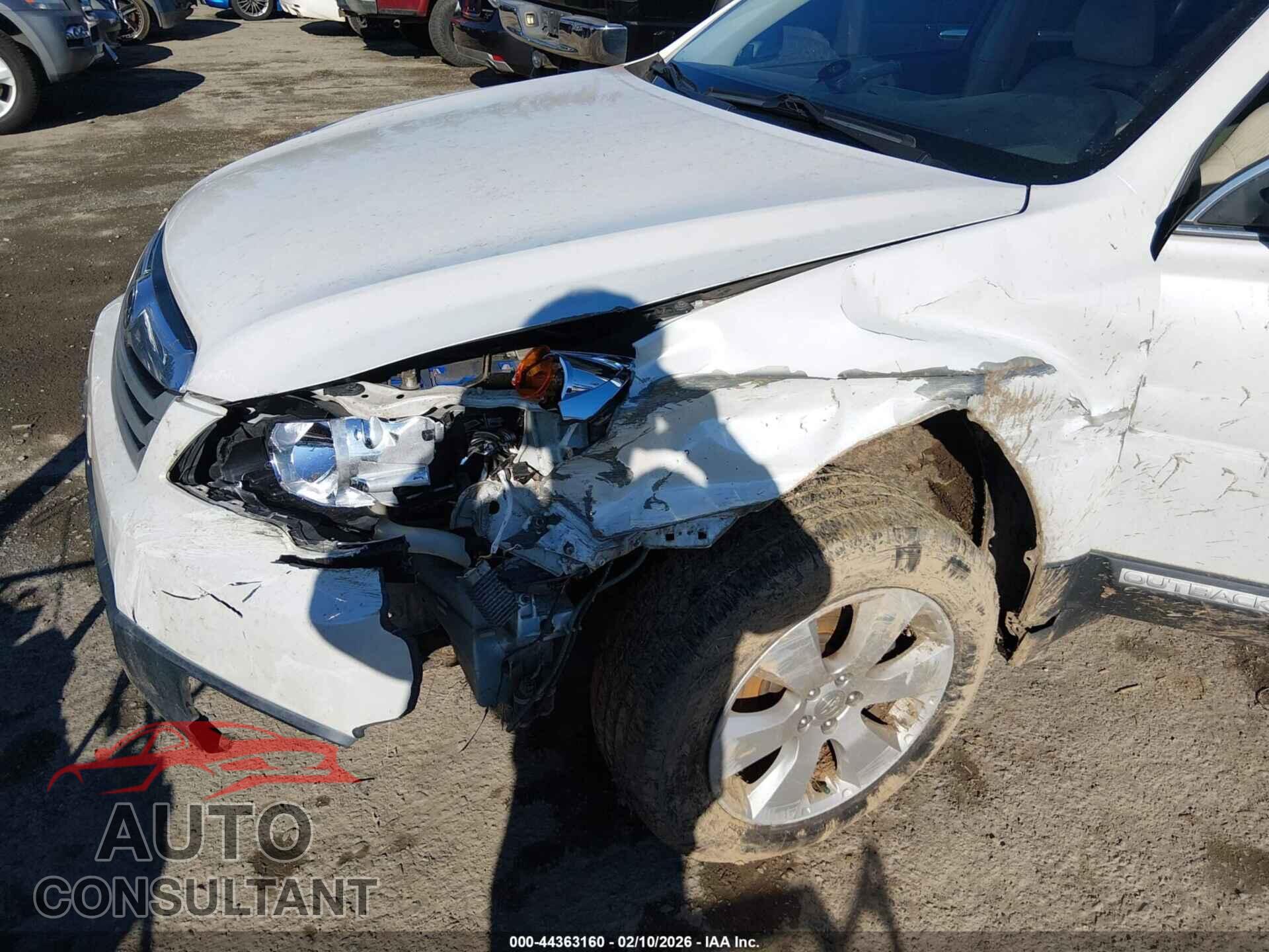 SUBARU OUTBACK 2012 - 4S4BRBCC4C3233698