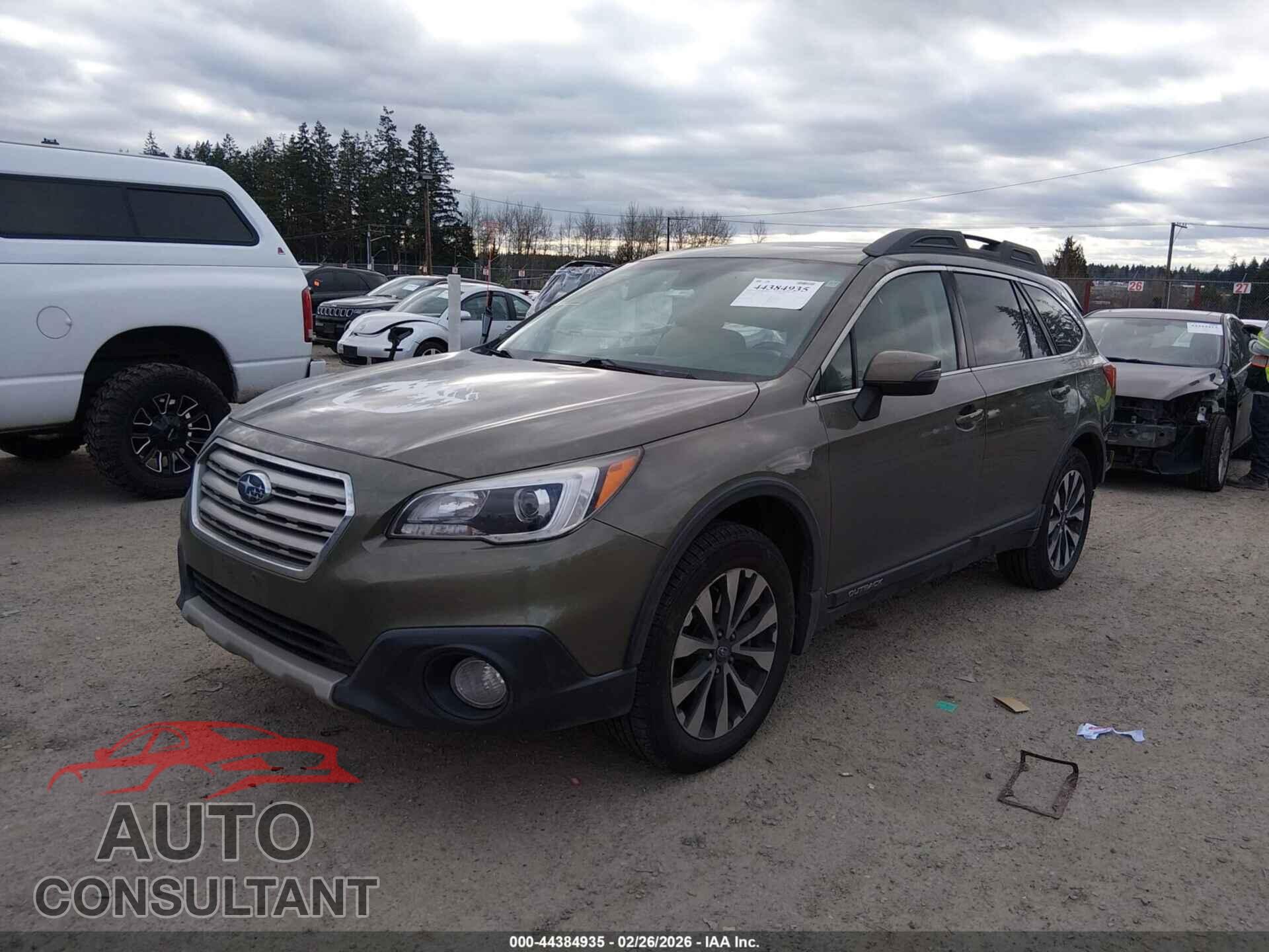 SUBARU OUTBACK 2017 - 4S4BSANC3H3433667