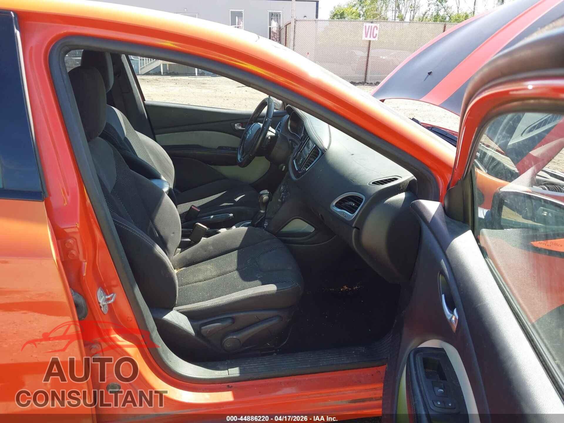 DODGE DART 2015 - 1C3CDFBBXFD237801