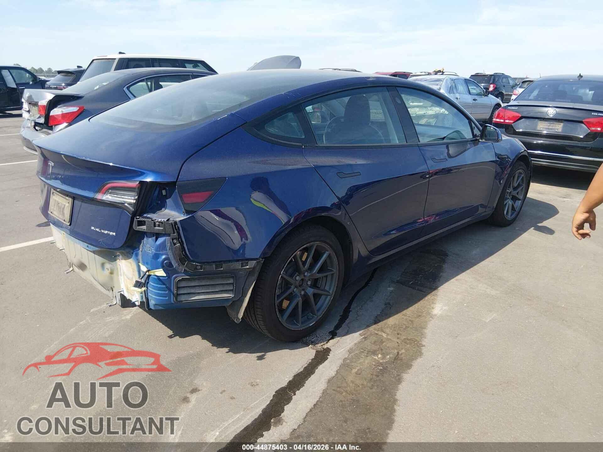 TESLA MODEL 3 2022 - 5YJ3E1EB5NF287990