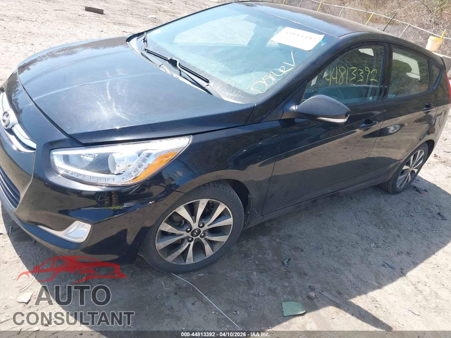 HYUNDAI ACCENT 2017 - KMHCU5AE3HU355995