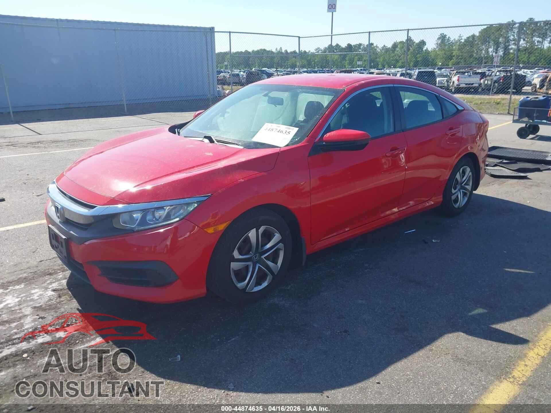 HONDA CIVIC 2017 - 2HGFC2F58HH521556